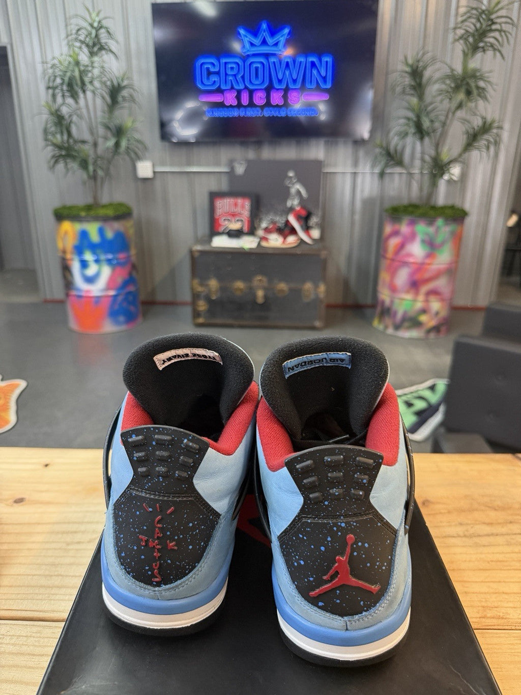 Travis Scott 4s Size 11 - product photo shown in the listing for this item.
