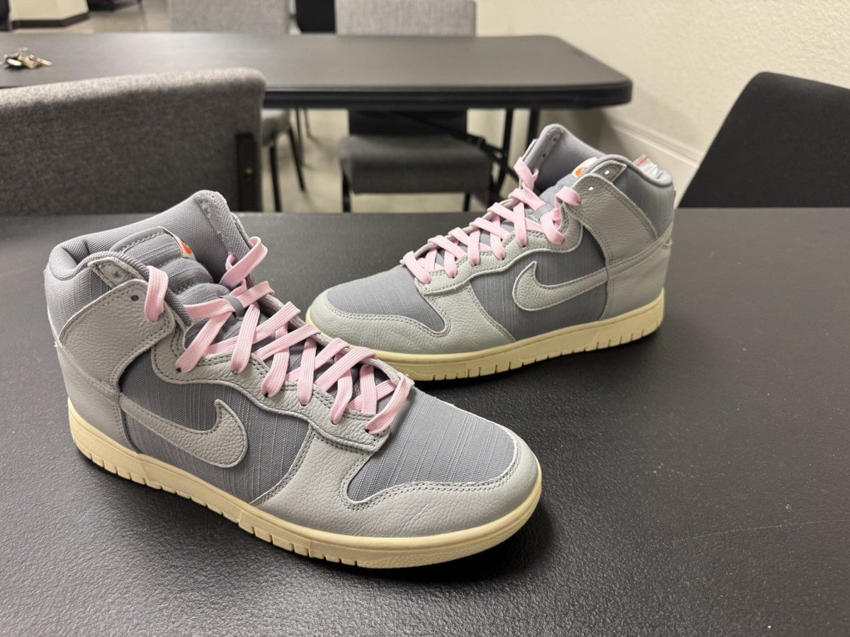 Dunk High Premium Certified Fresh DQ8800-001 Particle Grey Pink - Size 10 by Nike - product image from the listing.