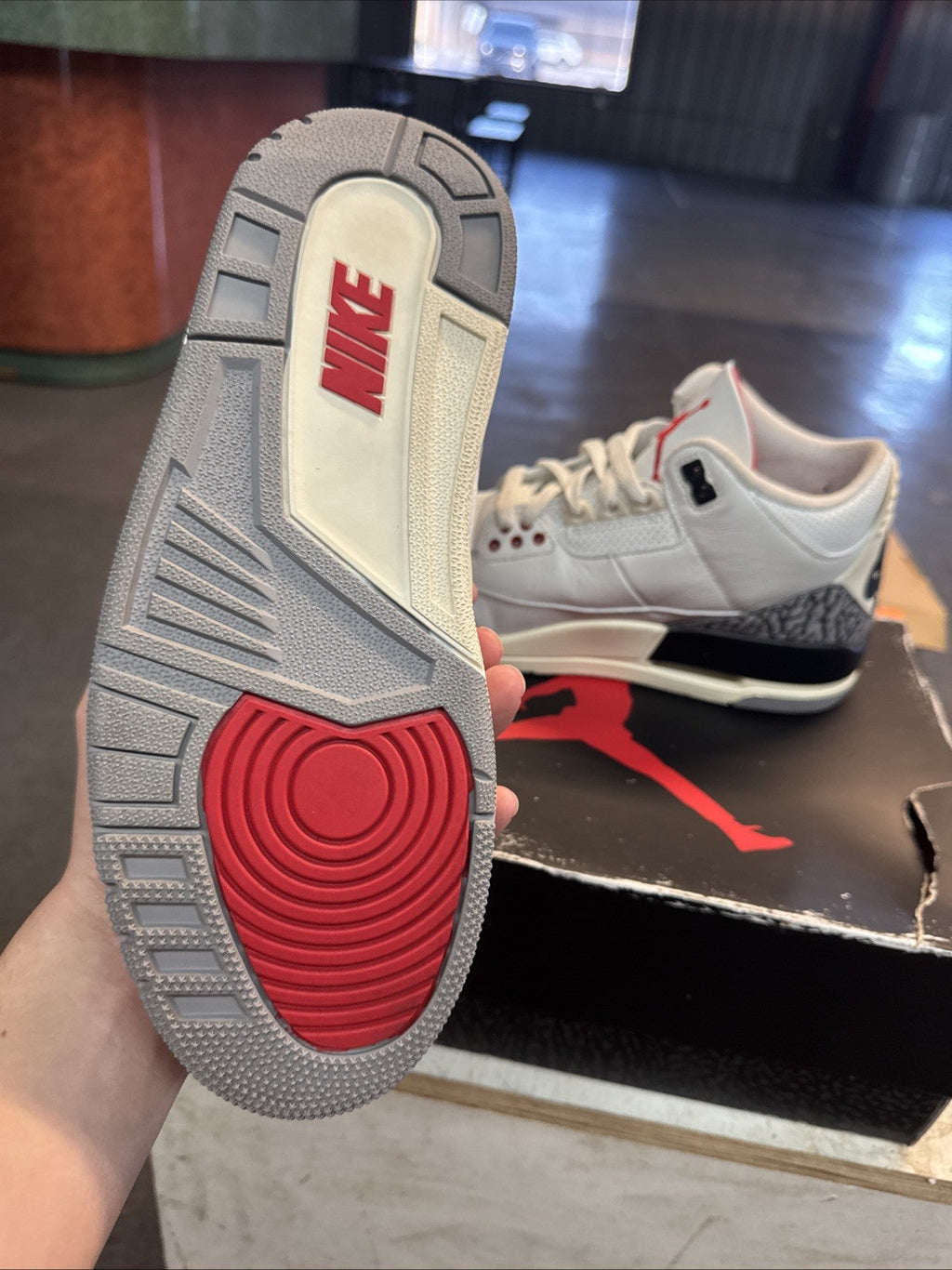 Nike Air Jordan 3 Retro Reimagined - Size 7.5 - product image from the listing.