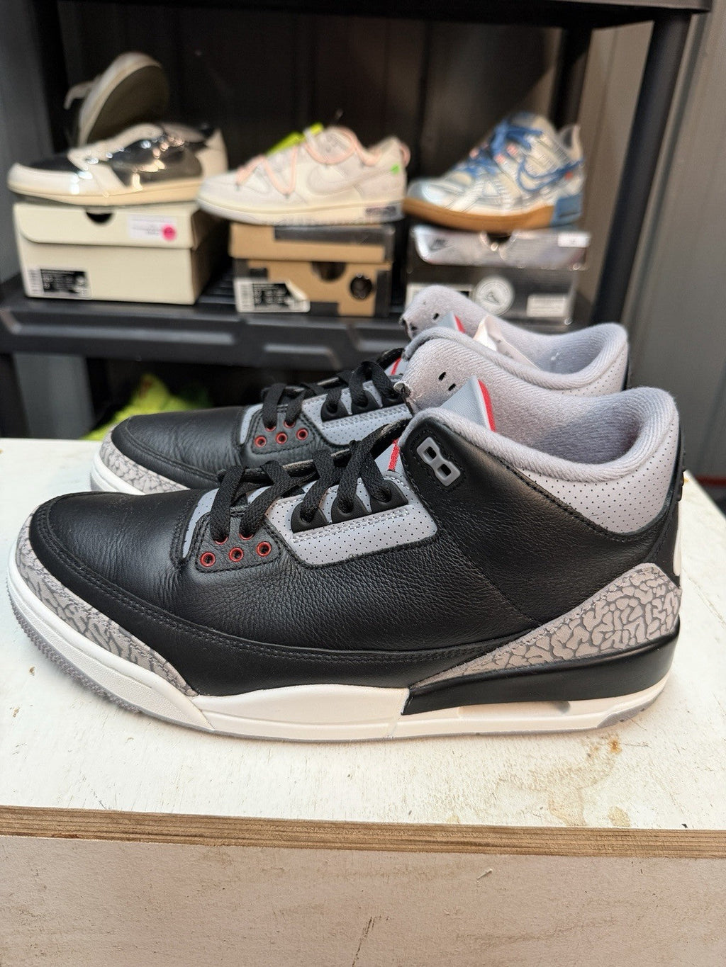 Jordan 3 Retro OG Mid Black Cement - Size 11 - product image from the listing.