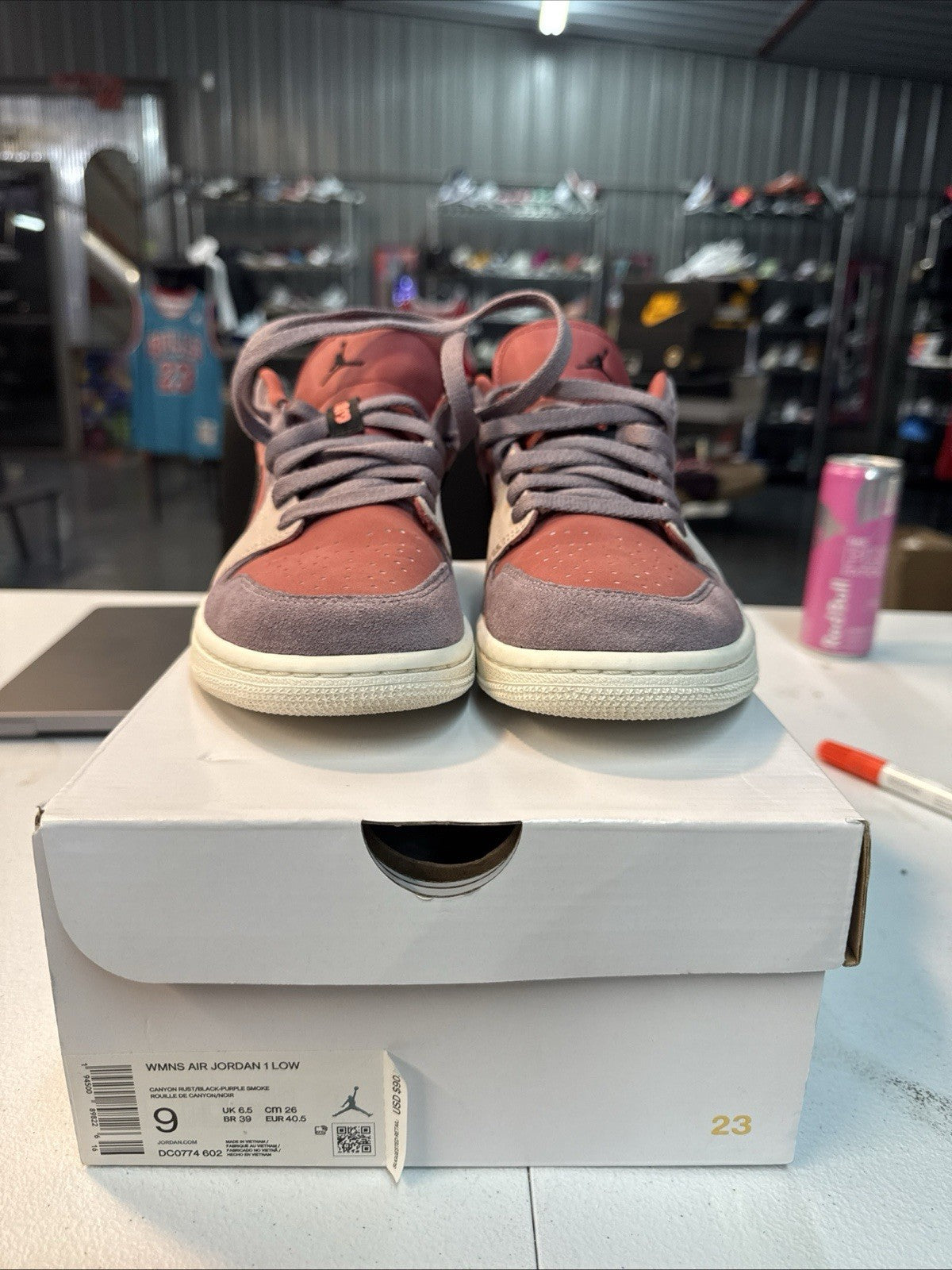 Size 9 - Air Jordan 1 Low 'Canyon Rust' for Women - product image from the listing.