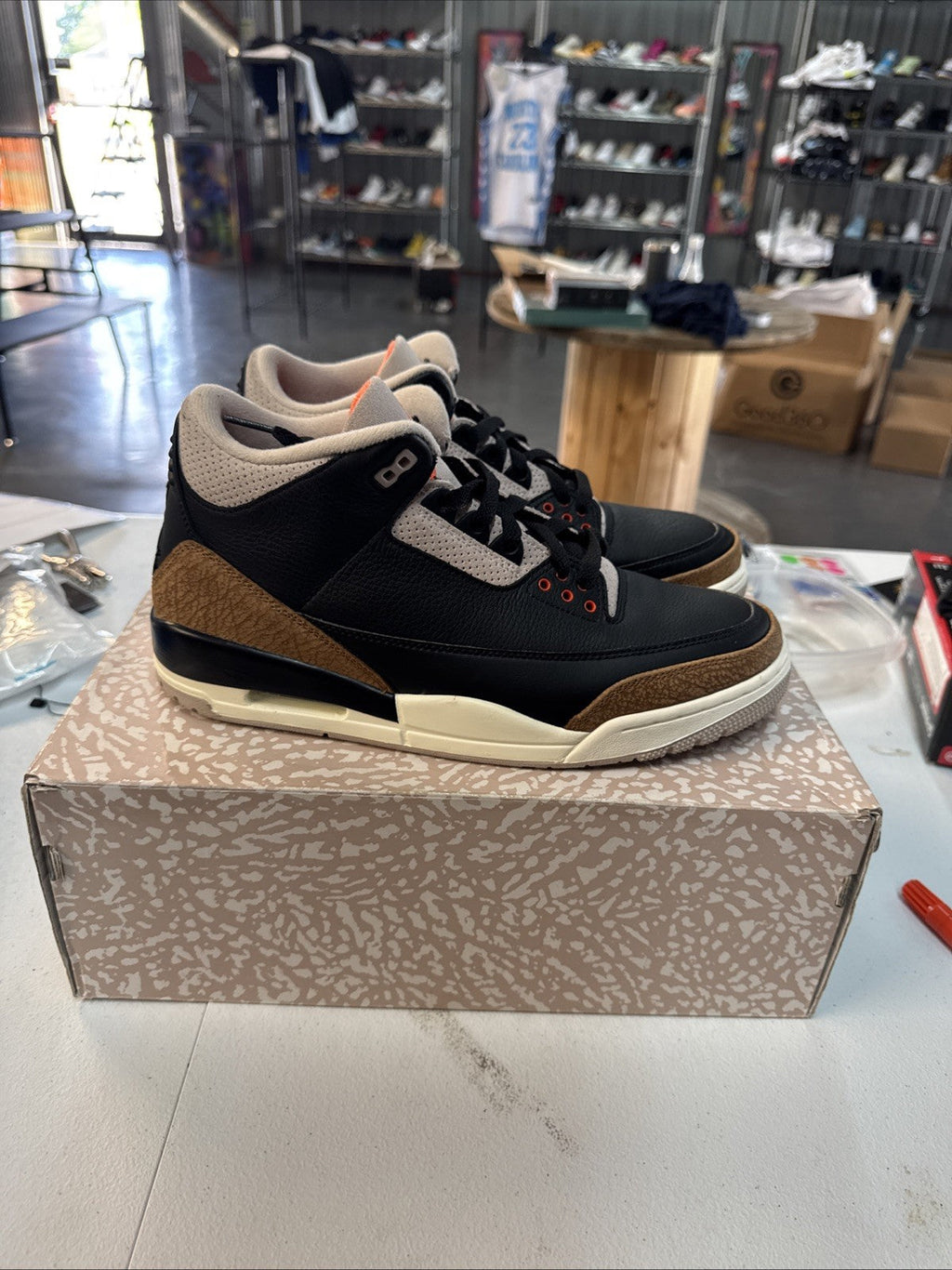 Jordan 3 Retro Mid Desert Elephant | Barely Wore - Size 10.5 - product image from the listing.
