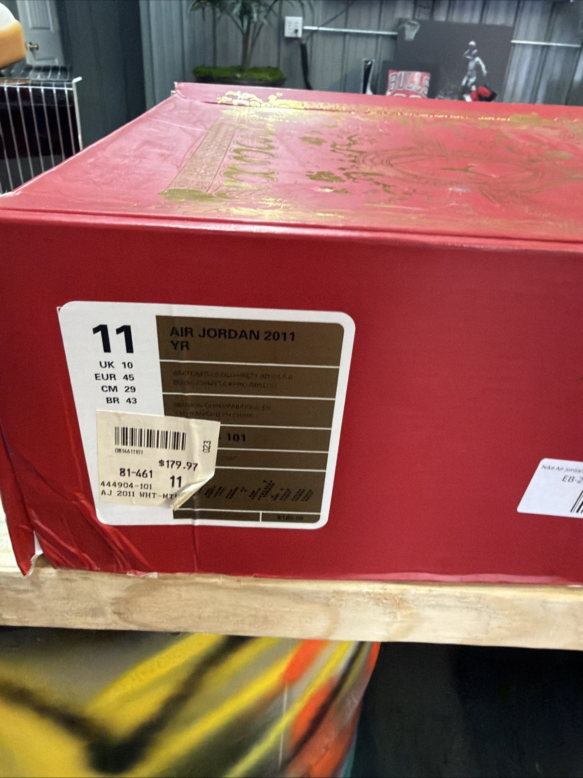 YR Size 11 YEAR OF THE RABBIT YOTR 444904-101 B - Nike Air Jordan 2011 - product image from the listing.