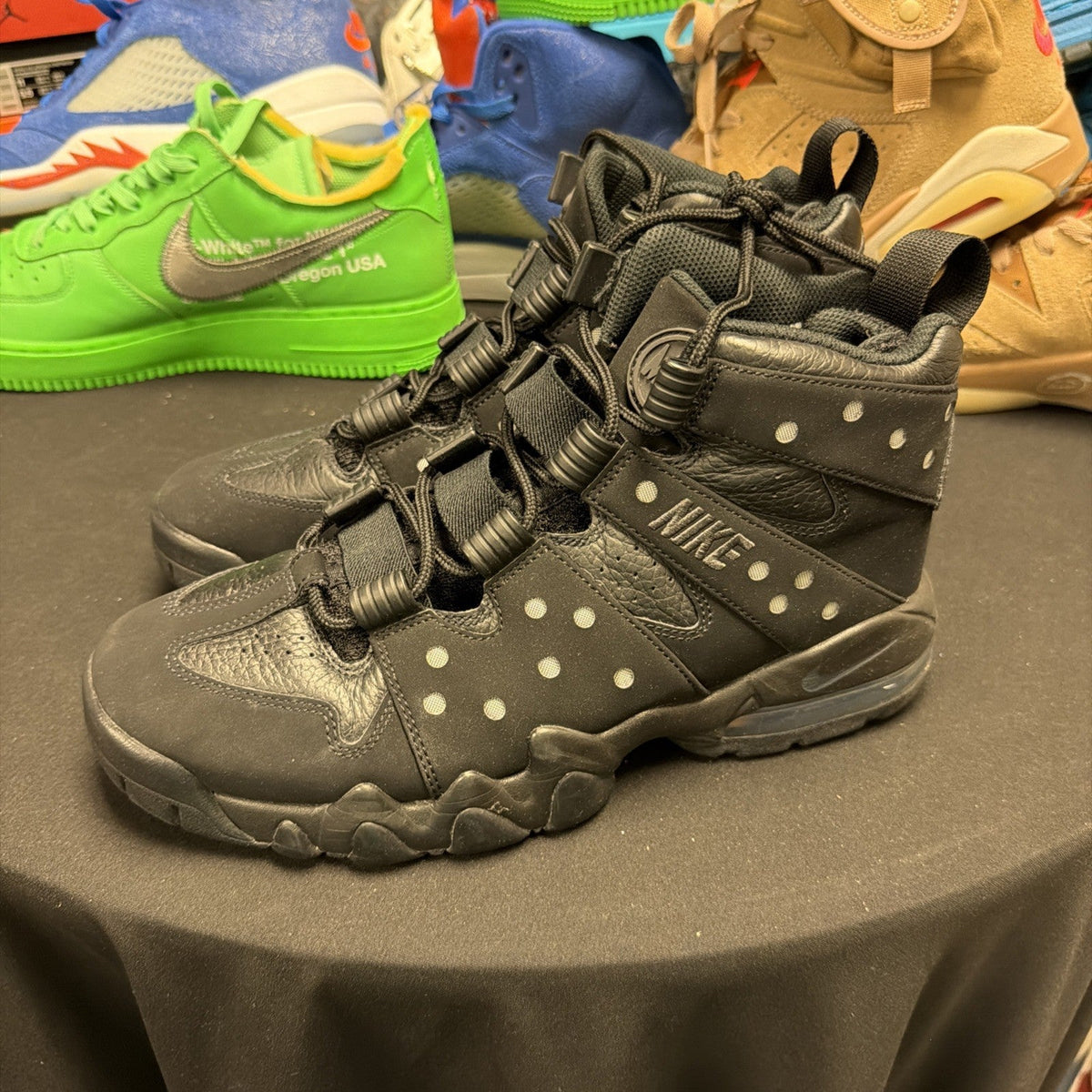 Men's Nike Air Max 2 CB '94 Triple Black Barkley DC1411-001 Size 8.5 - product image from the listing.