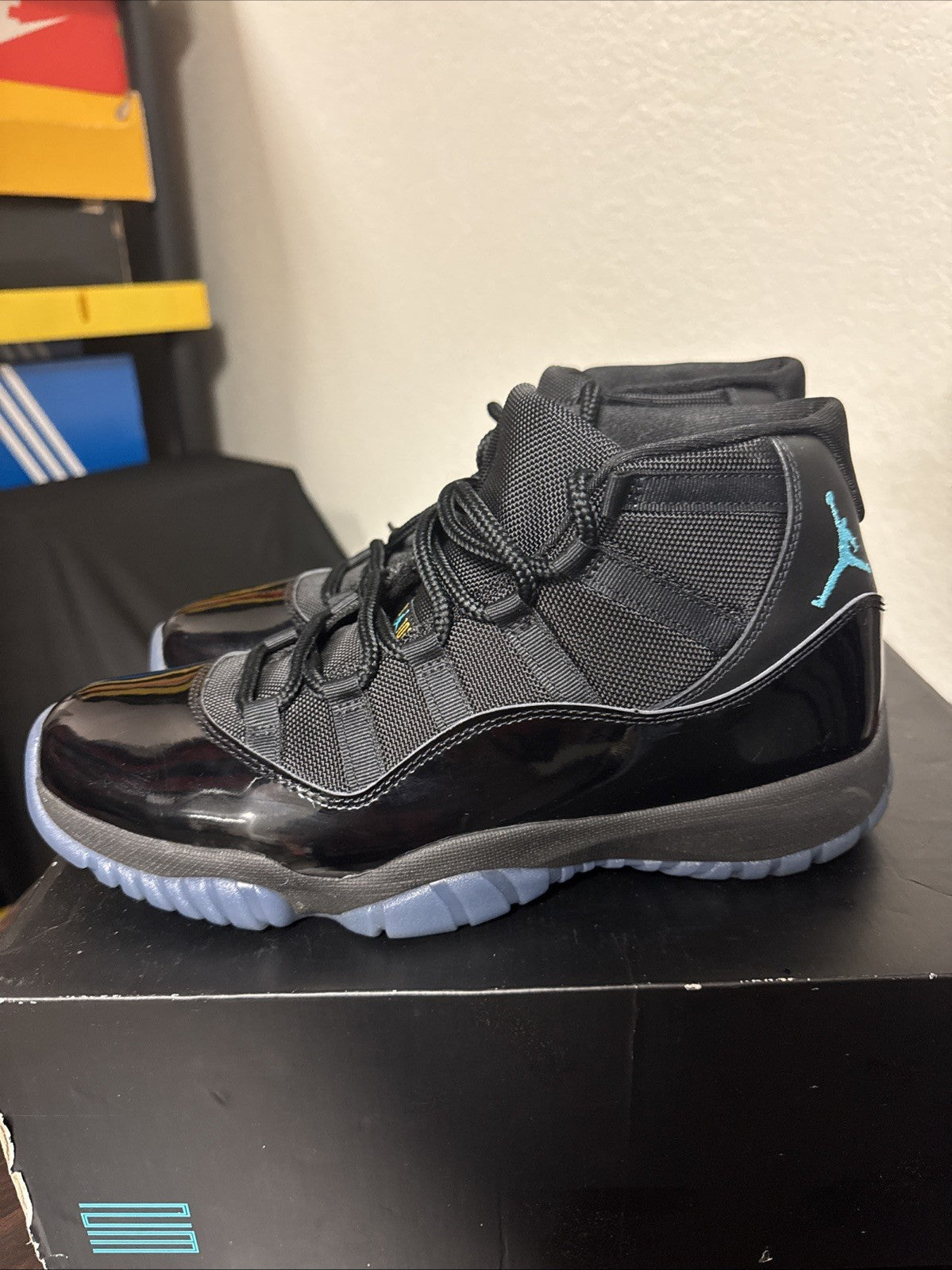 Men's Nike Air Jordan 11 Retro Gamma Blue Black CT8012-047 Size 11.5 Used - product image from the listing.