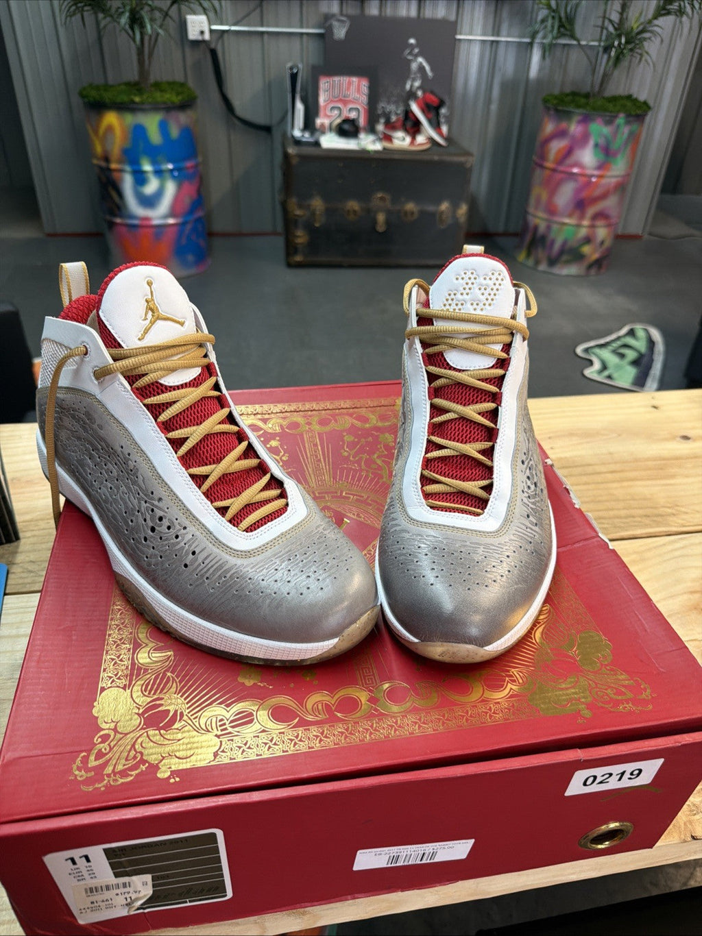 YR Size 11 YEAR OF THE RABBIT YOTR 444904-101 B - Nike Air Jordan 2011 - product image from the listing.