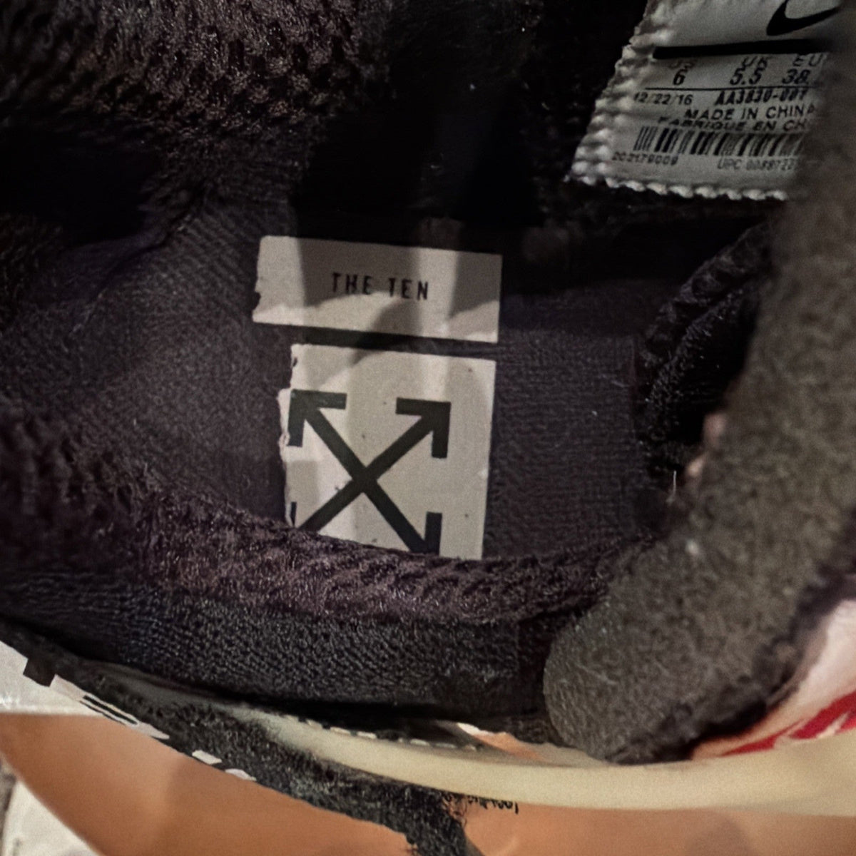 Nike Air Presto x Off-White Size 12 - product image from the listing.