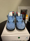 Air Jordan 4 Retro university blue men's size 9￼ - product image from the listing.