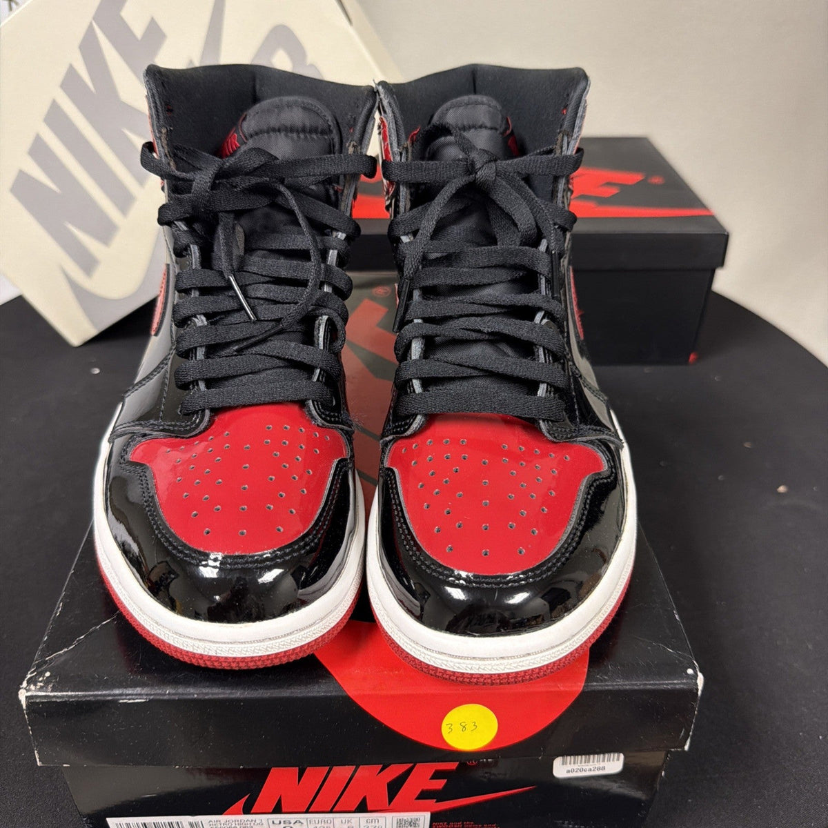 Patent Bred Size 9 (555088 063) - Air Jordan 1 Retro High OG - product image from the listing.