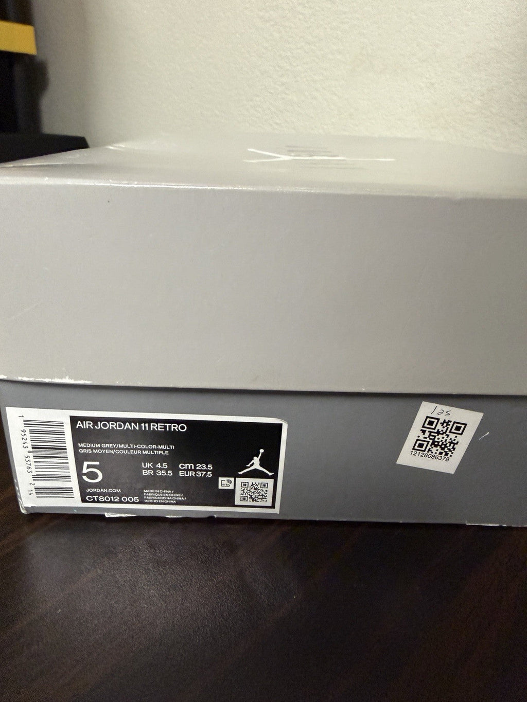 Jordan 11 Retro High Cool Grey - Size 5 - product image from the listing.