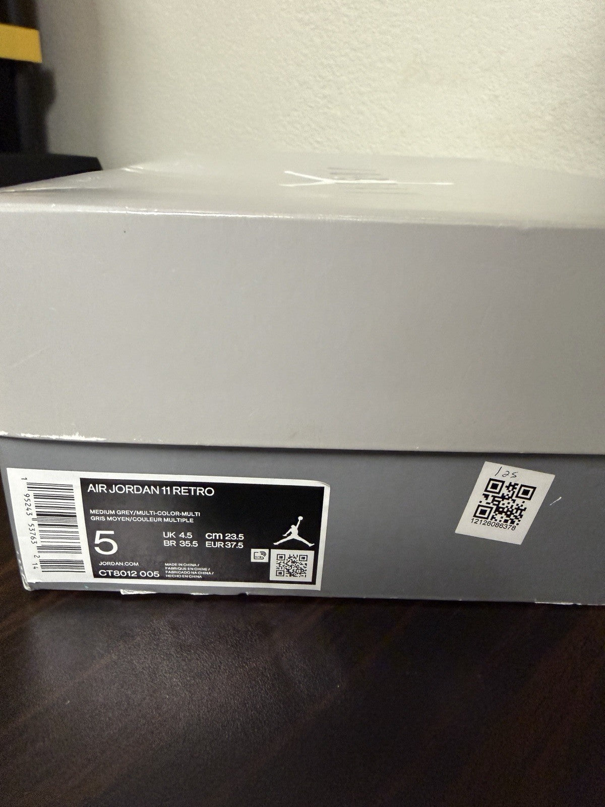 Jordan 11 Retro High Cool Grey - Size 5 - product image from the listing.