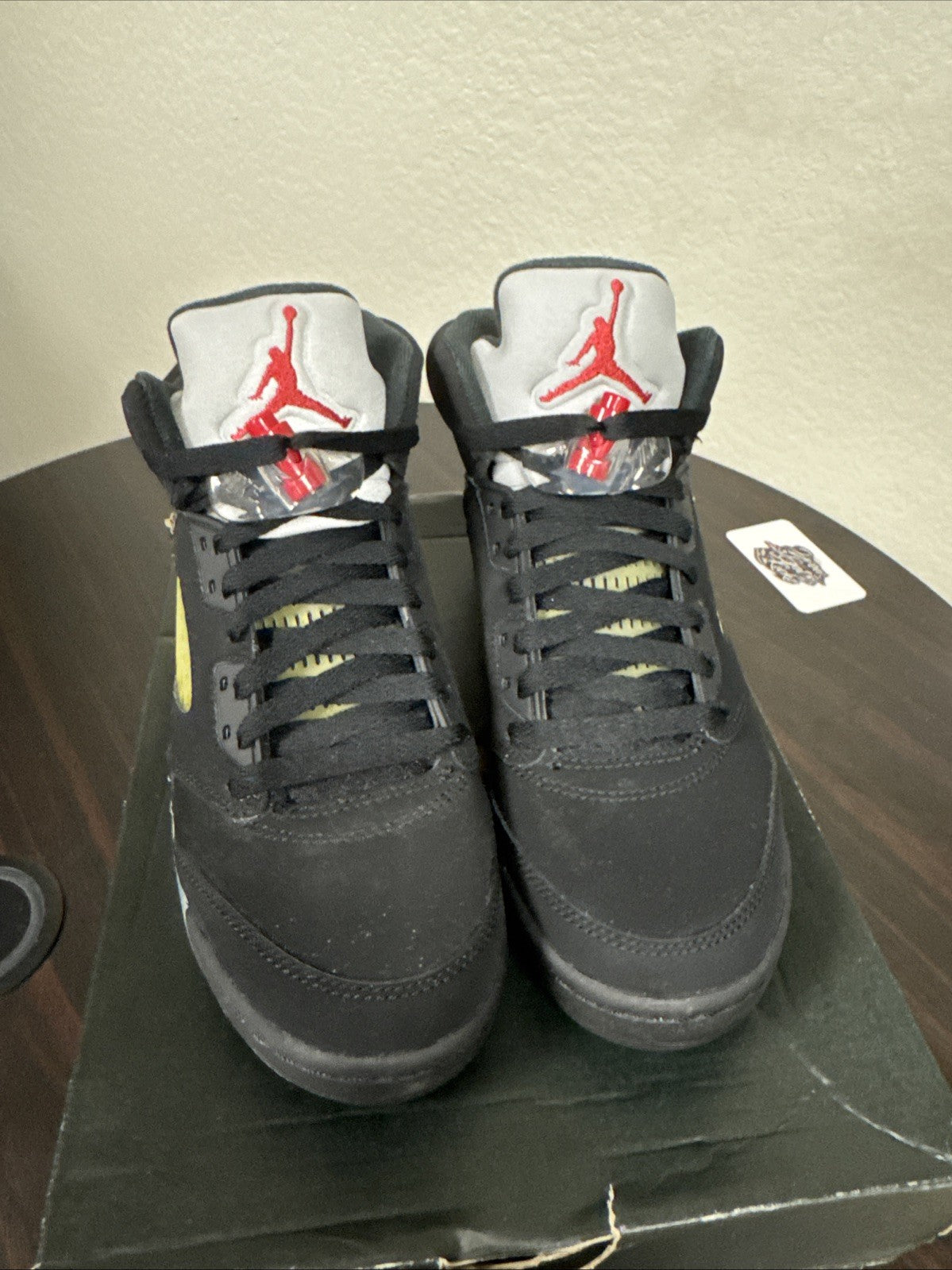 2016 jordan black metallic 5 size 5y - product image from the listing.