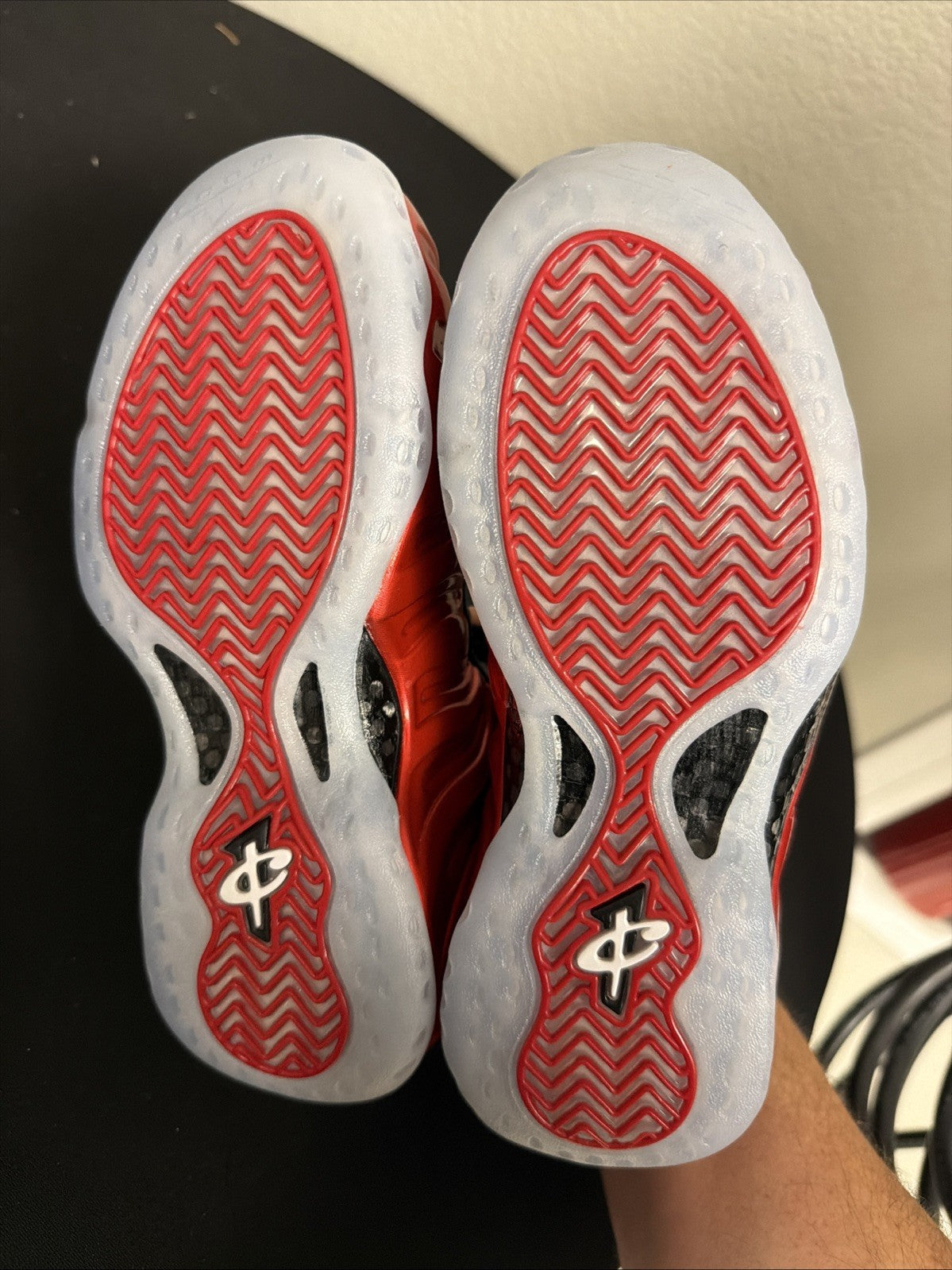 Women's Nike Air Foamposite One Metallic Red 2023 DZ2545-600 New Size 3.5 Or 5 - product image from the listing.