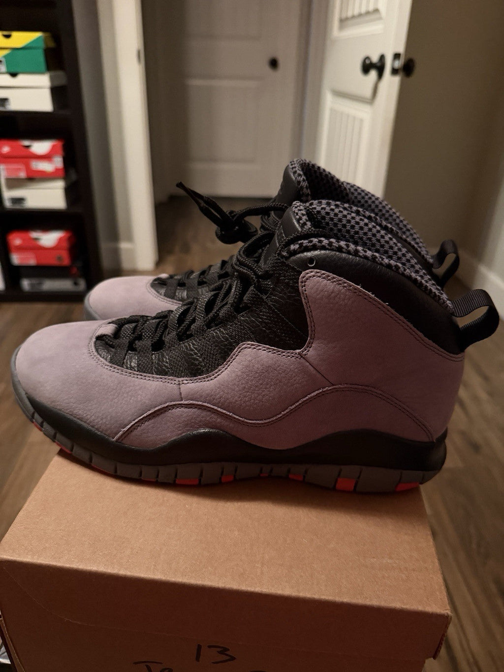 LOOK SEE Sample Taiwan SP14 Cool Grey Infrared Size 9 - Nike Air Jordan 10 Retro - product image from the listing.