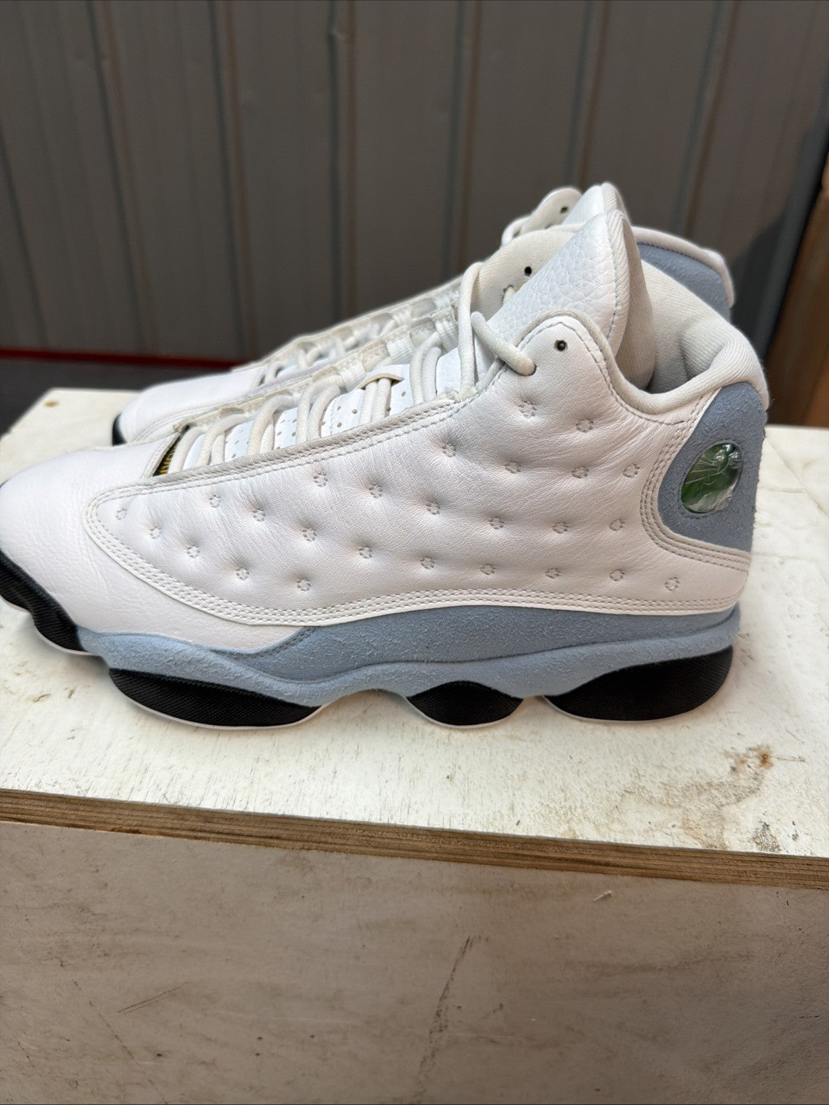 "Blue Grey" Air Jordan Air Jordan 13 Retro 414571-170 Size 9.5 - product image from the listing.
