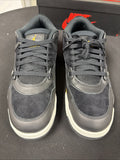 Men's Air Jordan 4 RM Shoes (Black/Sail/Team Gold/Metallic Gold) - product image from the listing.