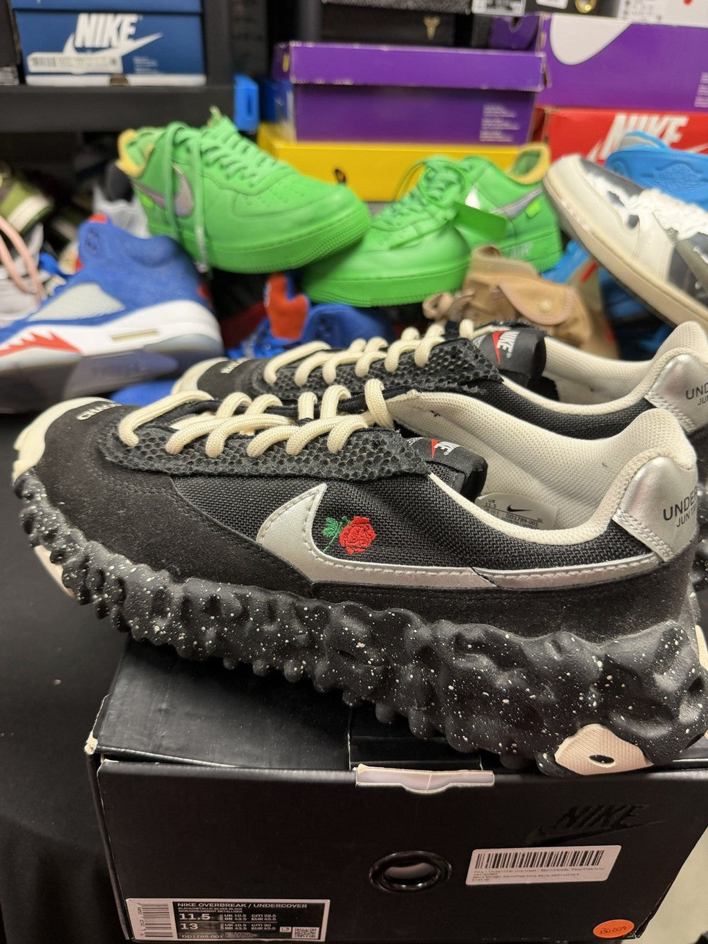 Nike Undercover x Overbreak SP Black Size 11.5 (353) - product image from the listing.