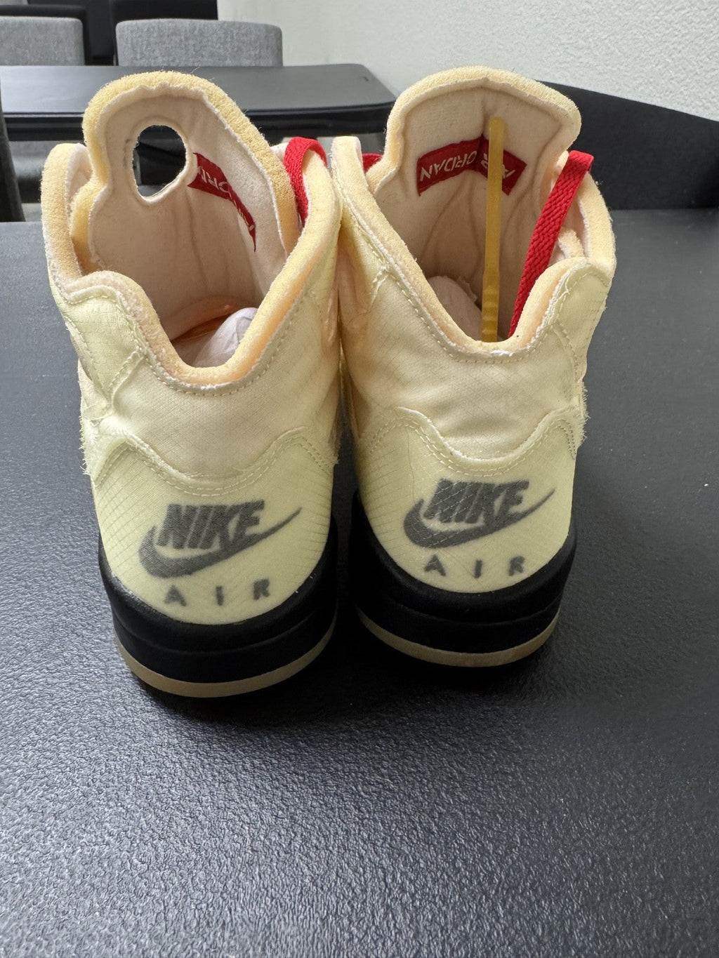 "Off-White Sail" Nike Air Jordan 5 Retro (Size 10) *Clean w/ OG Box* DH8565-100 - product image from the listing.