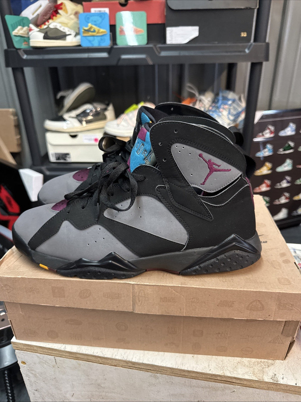 Air Jordan 7 Bordeaux Retro | Replacement Box - Barely Worn - Size 13.5 - product image from the listing.