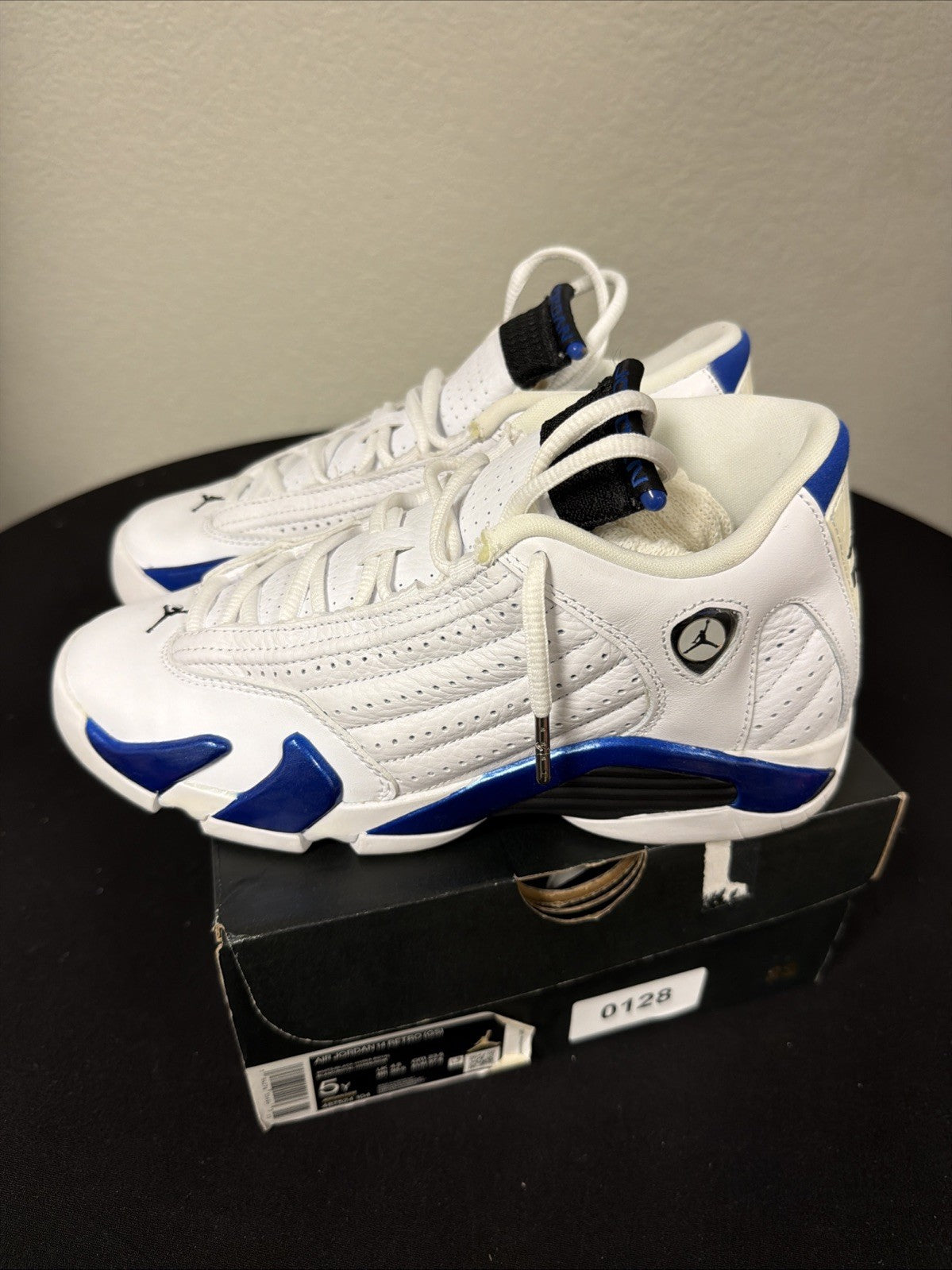 Jordan Jumpman MVP High Black Game Royal - Size 5 (GS) - product image from the listing.