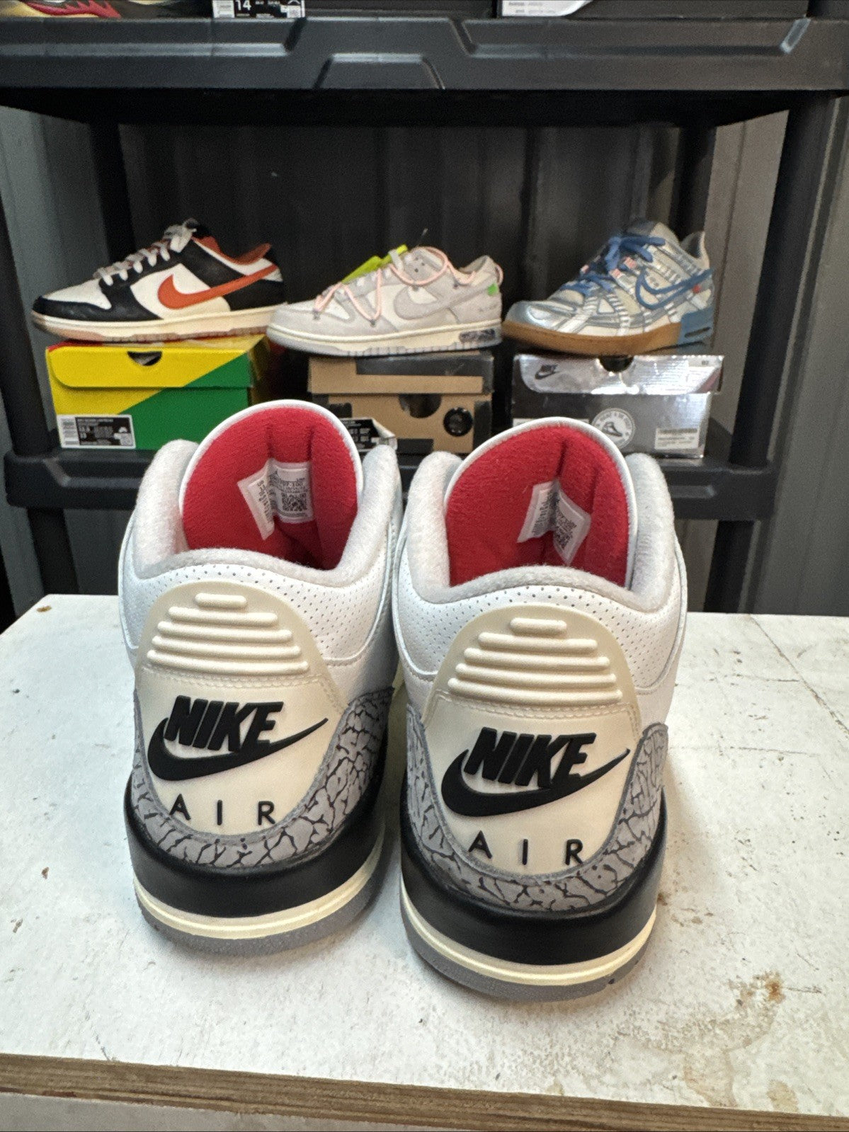 Size 11 -Jordan Air Jordan 3 Retro White Cement | No Box - product image from the listing.