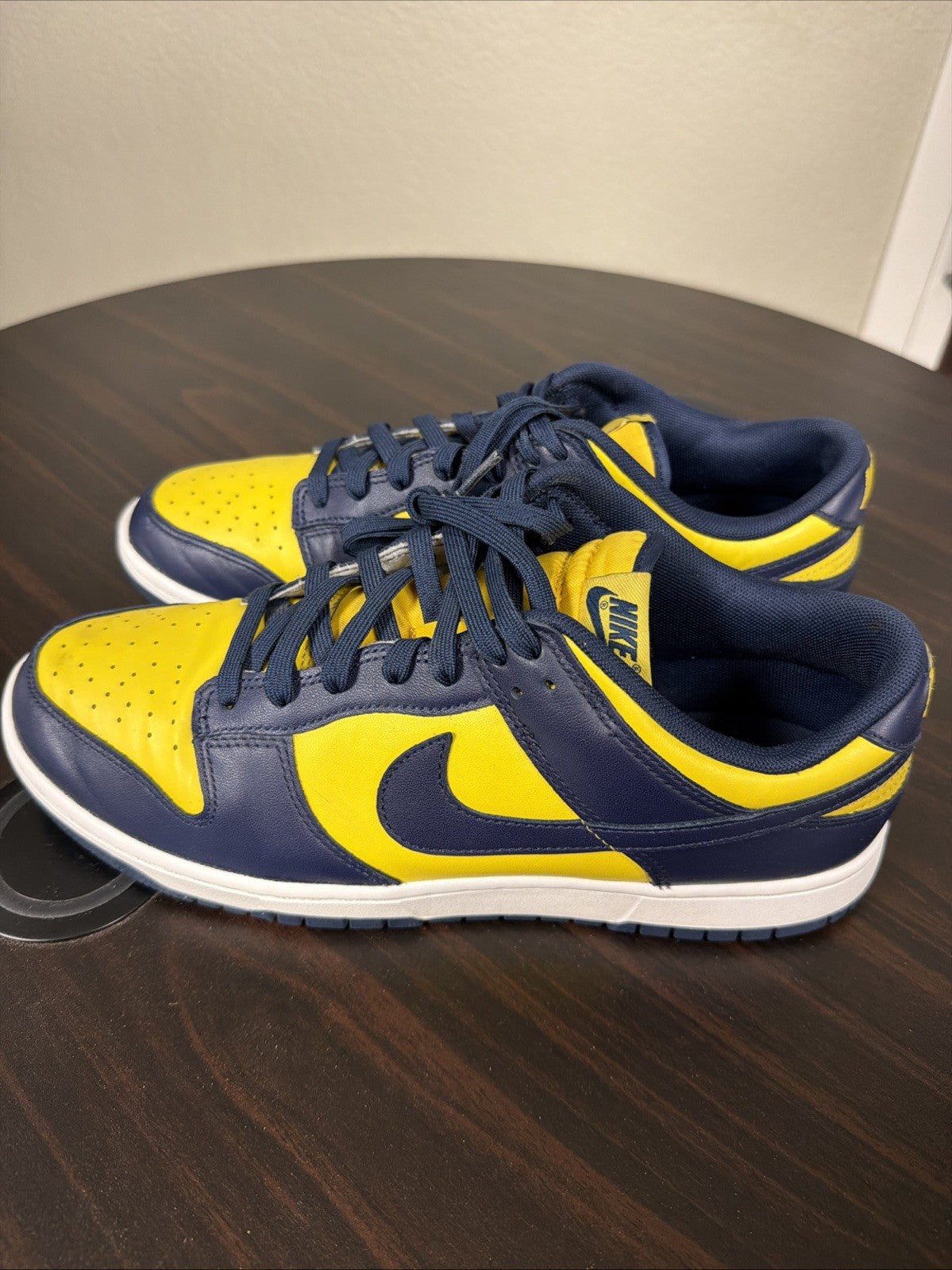 Men's NIKE Dunk Low 'Michigan' Shoes / Sneakers Size 10.5 DD1391-700 - product image from the listing.