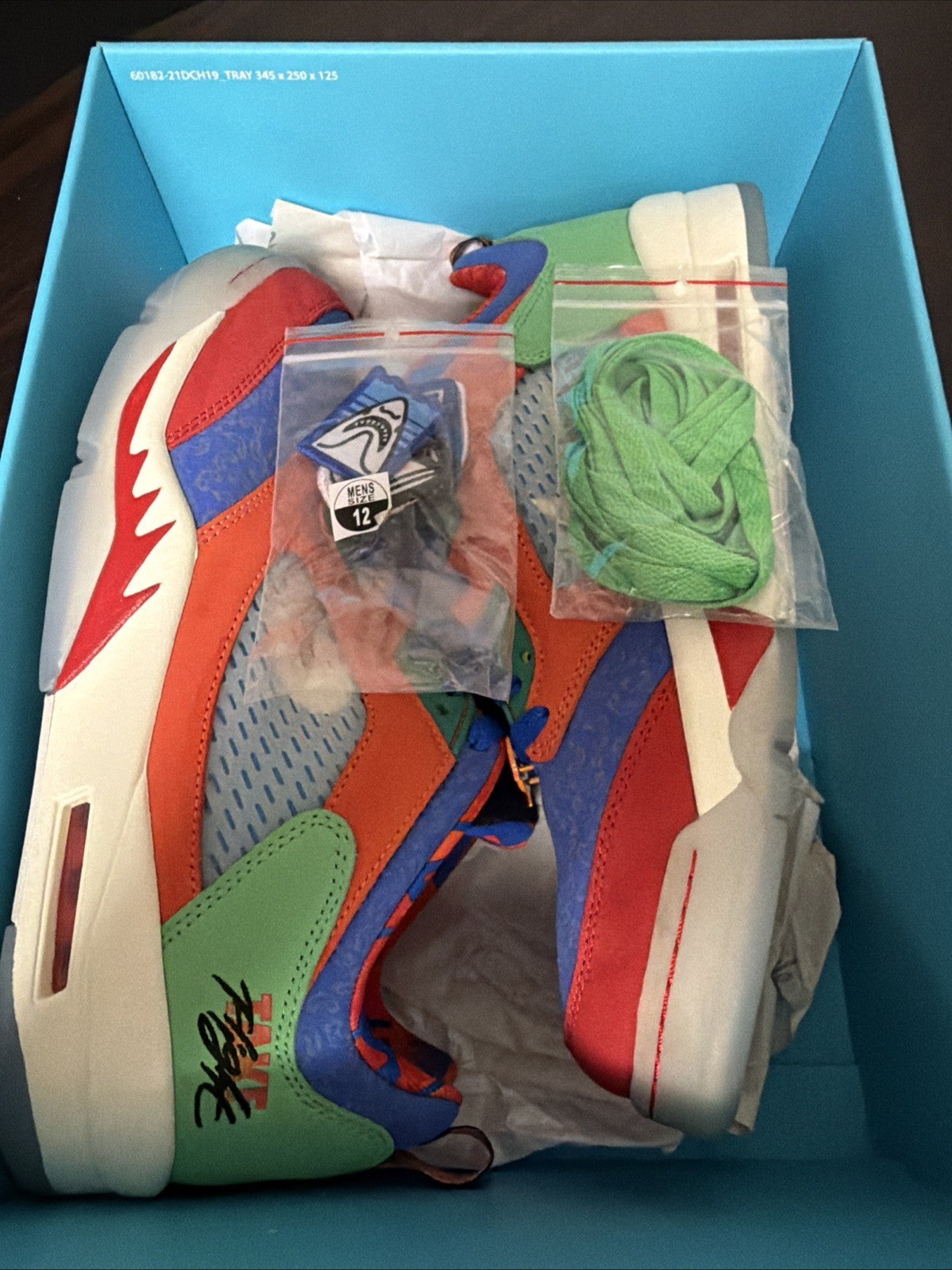 Doernbecher size 12 Wore A Couple Times - Air Jordan 5 Retro Low - product image from the listing.