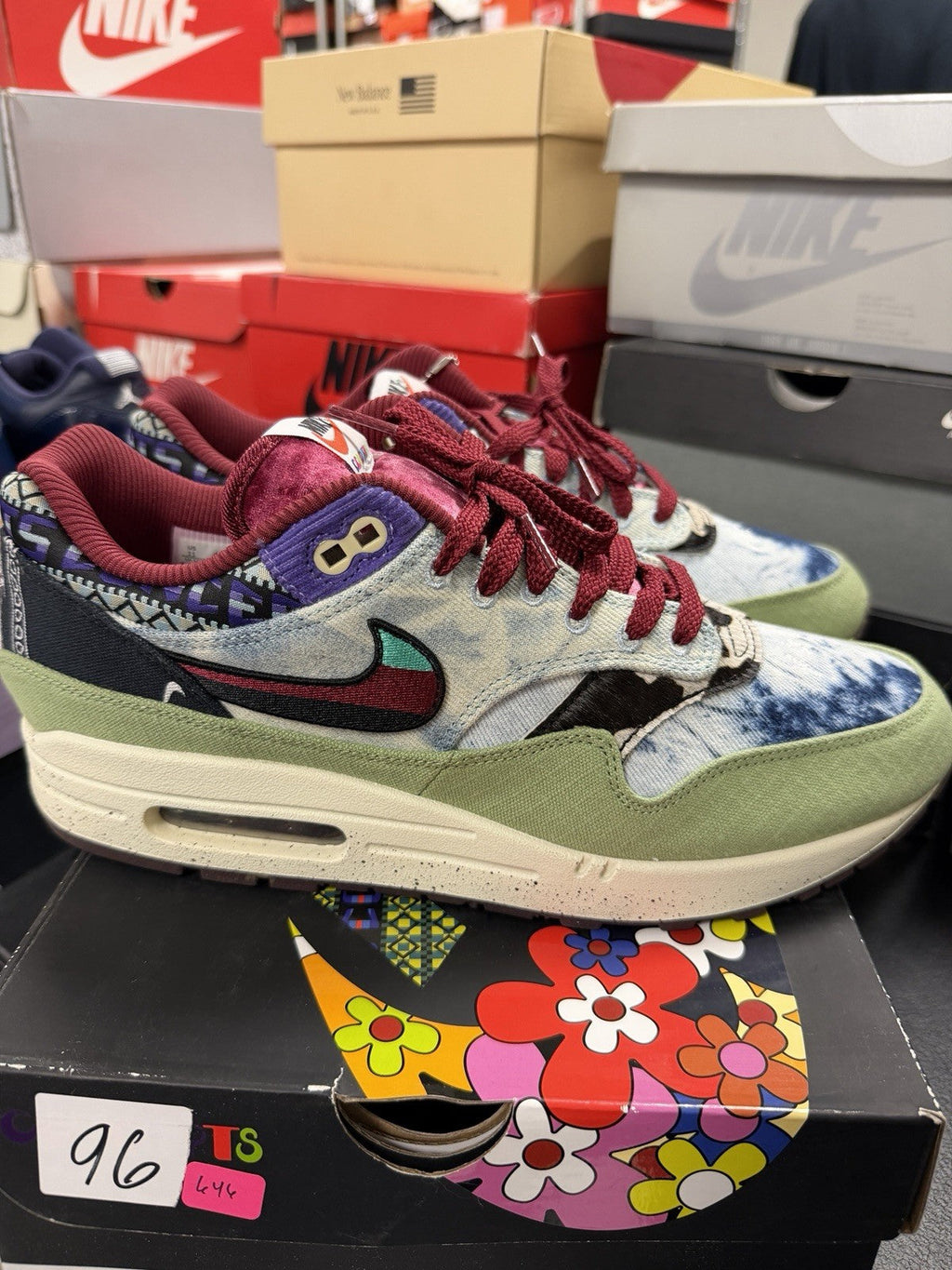 Nike Air Max 1 SP x Concepts Mellow Used . All Laces And Accessories - Size 11 - product image from the listing.