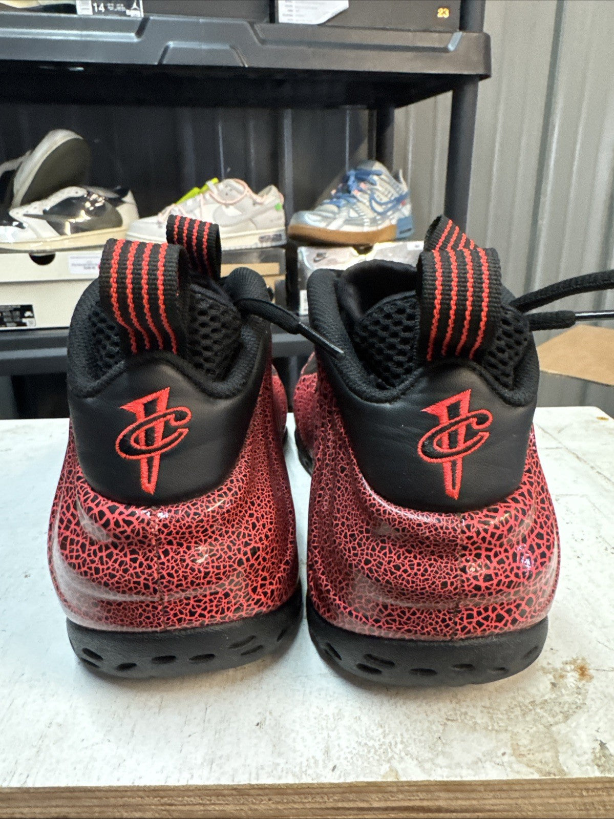 Nike Air Foamposite One Cracked Lava | Replacement Box - Size 8.5 - product image from the listing.