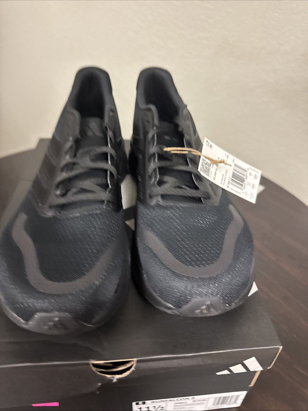 Adidas Runfalcon 5 Triple Black - Size 11.5 - product image from the listing.