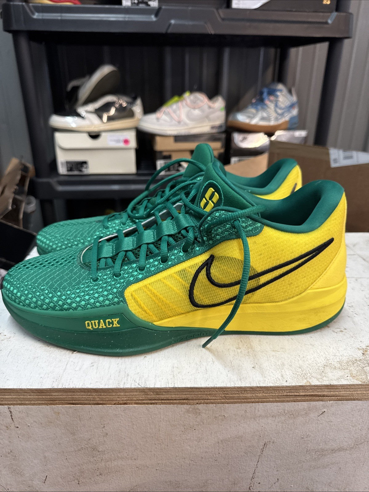 Men's Nike Sabrina 1 The Debut Oregon Ducks Basketball 14 Women 15.5 | Topless Box - product image from the listing.