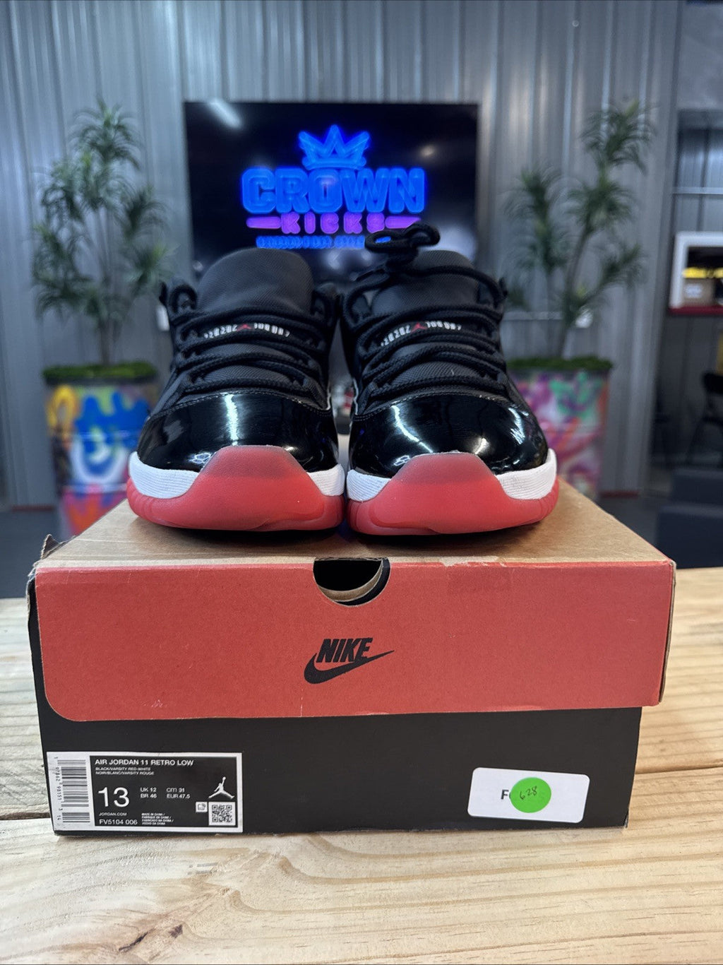 "BRED" Size 13 - Air Jordan 11 Retro Low 2025 | Wore Once - product image from the listing.