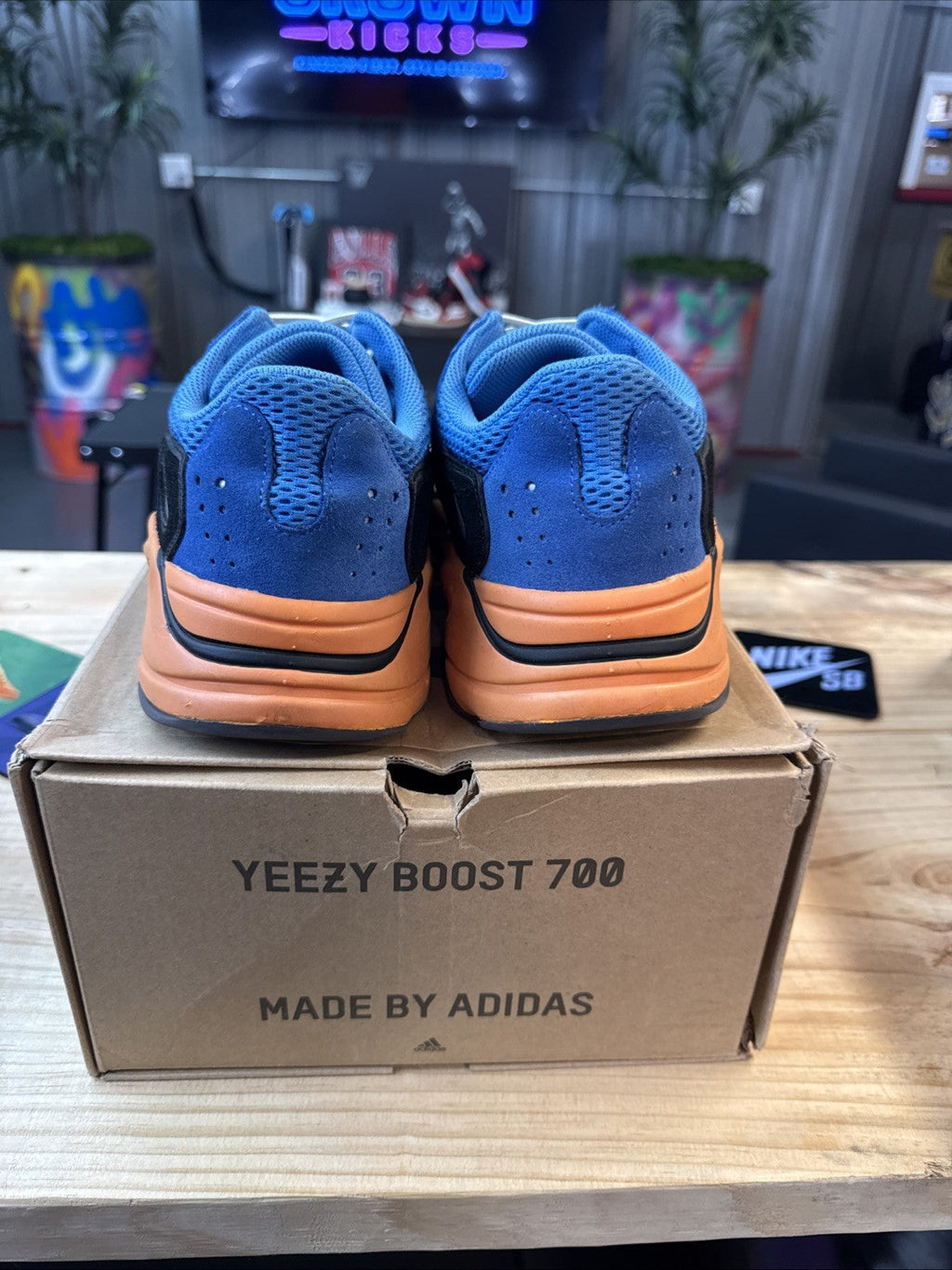 adidas Yeezy Boost 700 Bright Blue - Size 12 - product image from the listing.