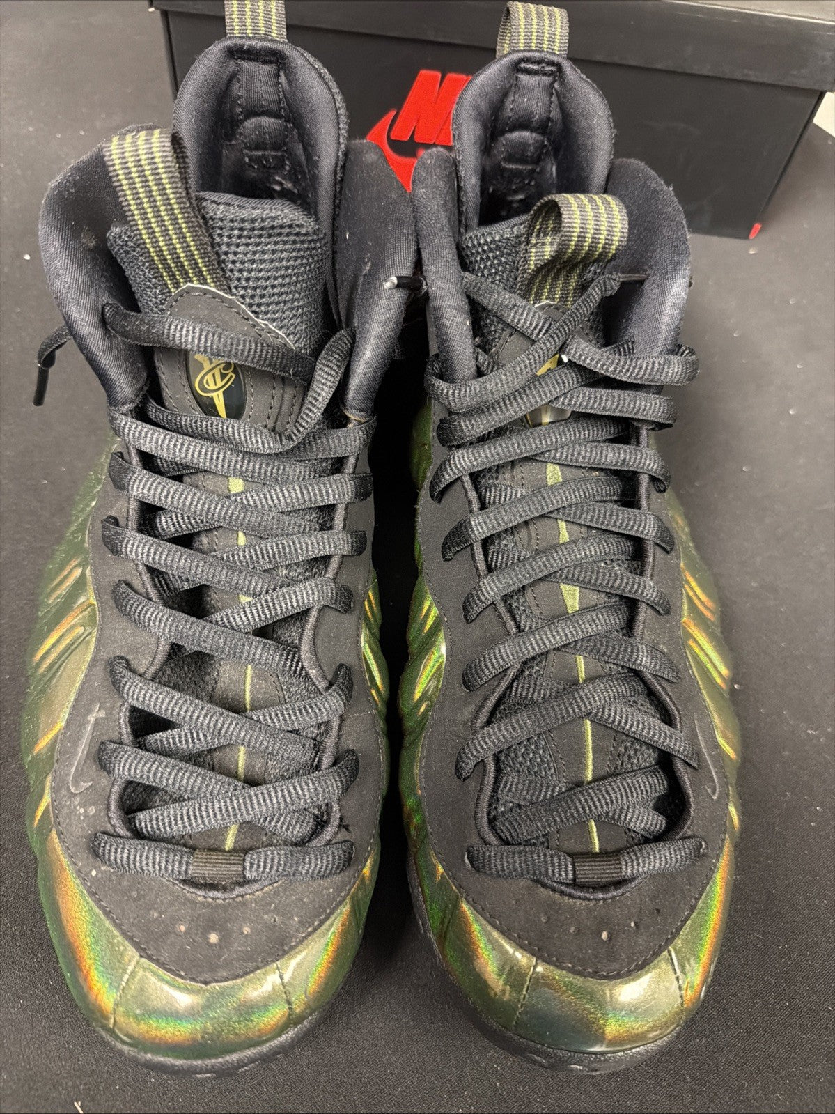 Nike Air Foamposite One Legion Green 314996-301 Black - Size 11 - product image from the listing.