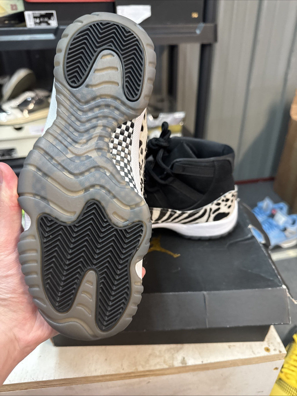 Jordan Retro 11 Animal Instinct | Worn Once - Replacement Box - Size 9W - product image from the listing.
