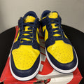 Men's Nike Dunk Low 2021 'Michigan Wolverines' Size 13 Sneakers | DD1391-700 - product image from the listing.
