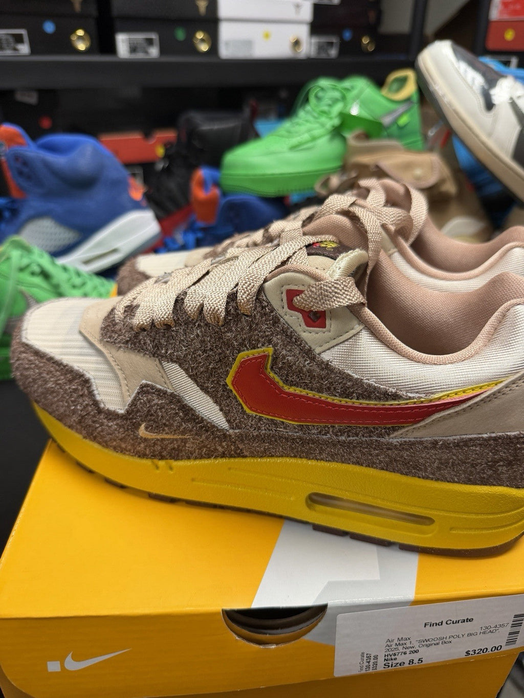 Nike Air Max 1 Low Poly - Big Head Origins - Size 8.5 - product image from the listing.