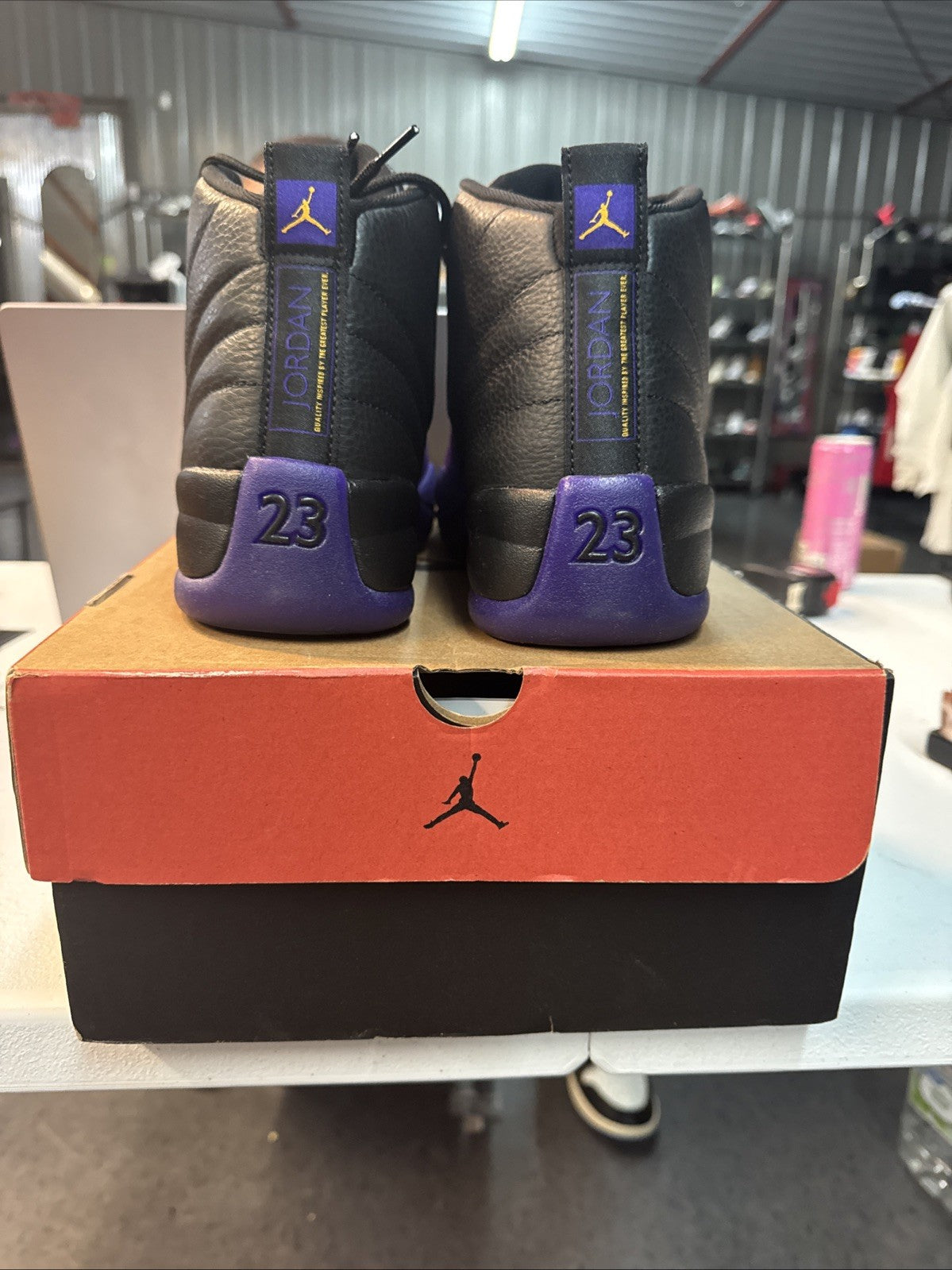 Jordan 12 Retro Mid Field Purple DS - Size 10 - product image from the listing.