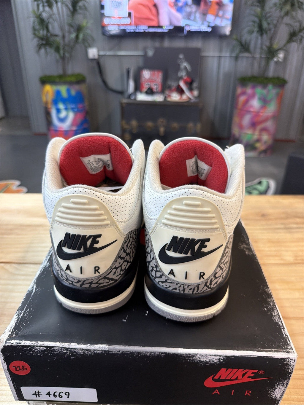 White Cement Reimagined 2023 Style # DN3707-100 Size 11 - Air Jordan 3 Retro - product image from the listing.