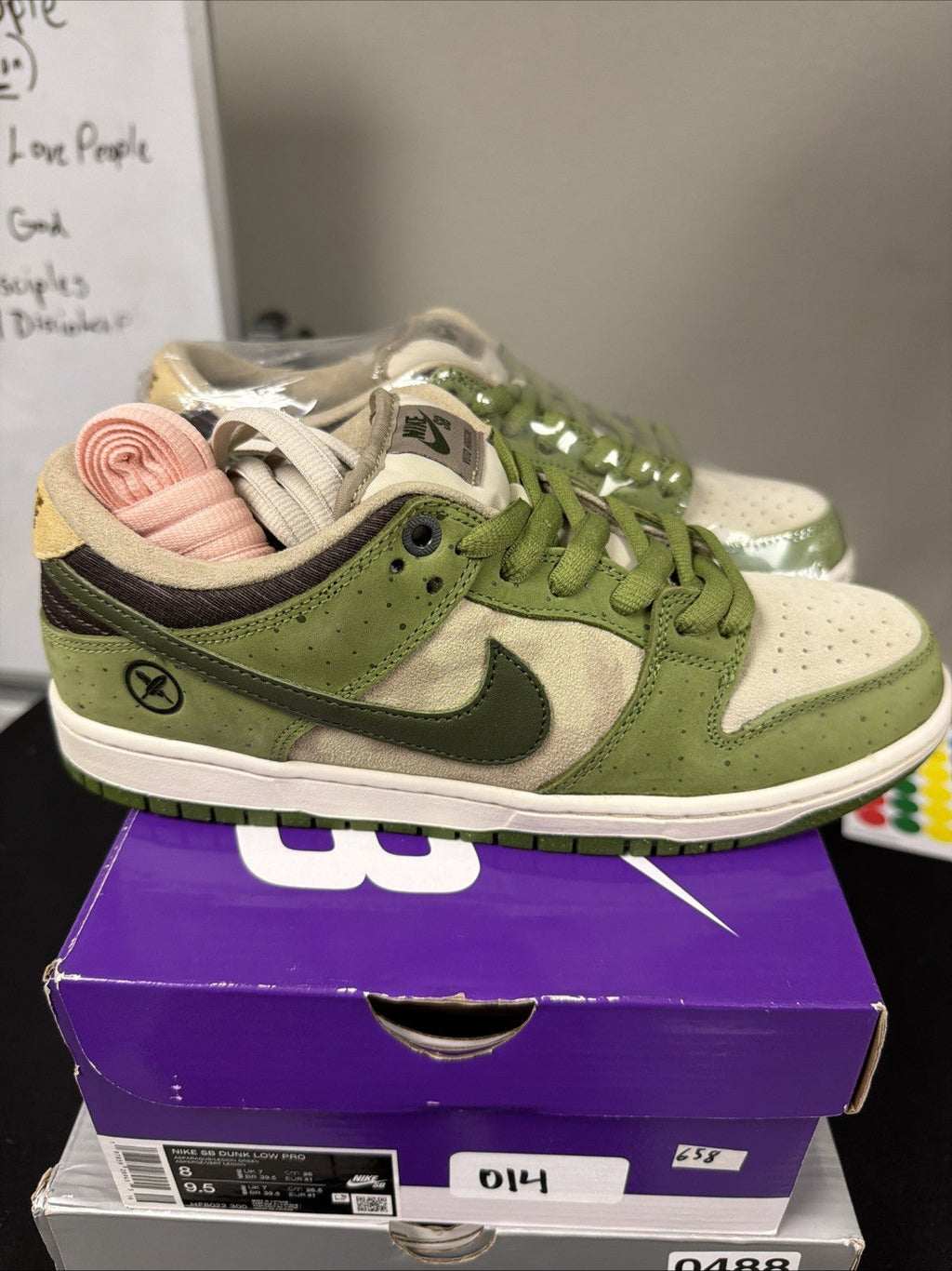 "YUTO HORIGOME MATCHA" Nike SB Dunk Low 2025 - Size 8 - HF8022 300 (10469-12) - product image from the listing.