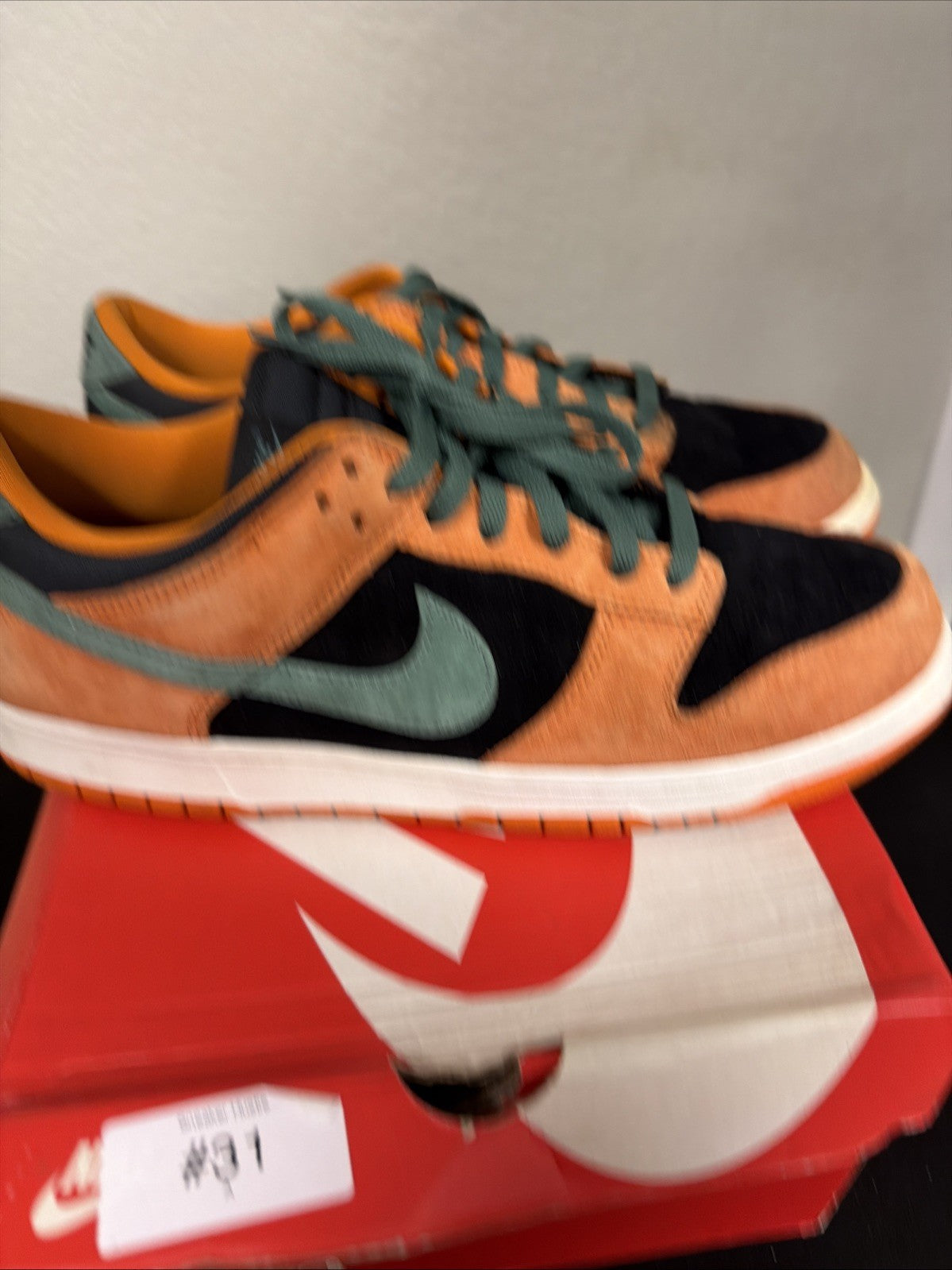 Nike Dunk Low SP Ugly Duckling Pack Ceramic DA1469-001 Preowned - Size 13 - product image from the listing.