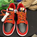 Men's Nike Dunk Low Retro Black White University Gold Red | Size 11.5 - product image from the listing.