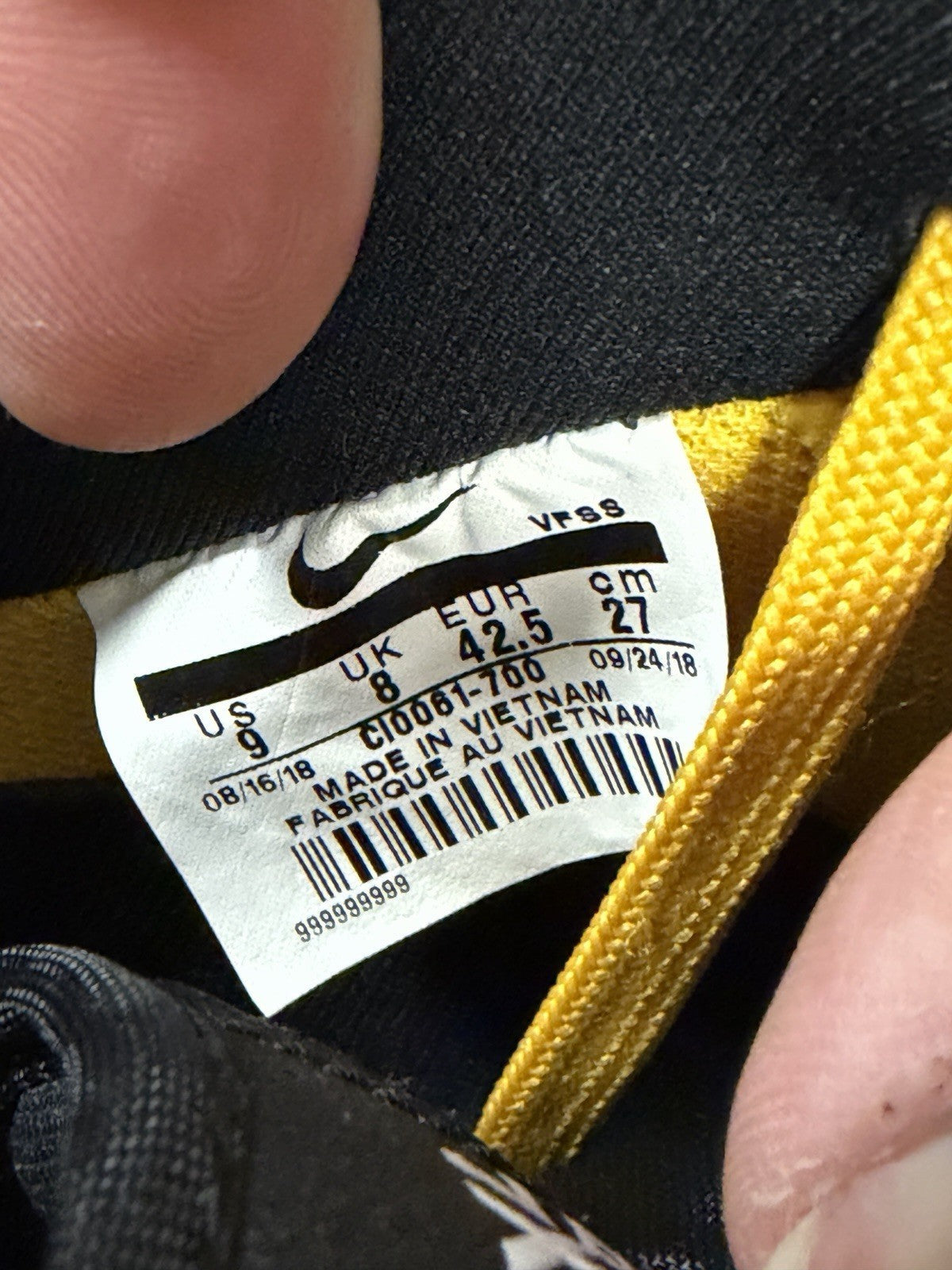 "Dark Sulfur" Nike Air Force 1 Low '07 LV8 CI0061-700 Shoes SAMPLE PAIR!!! - product image from the listing.