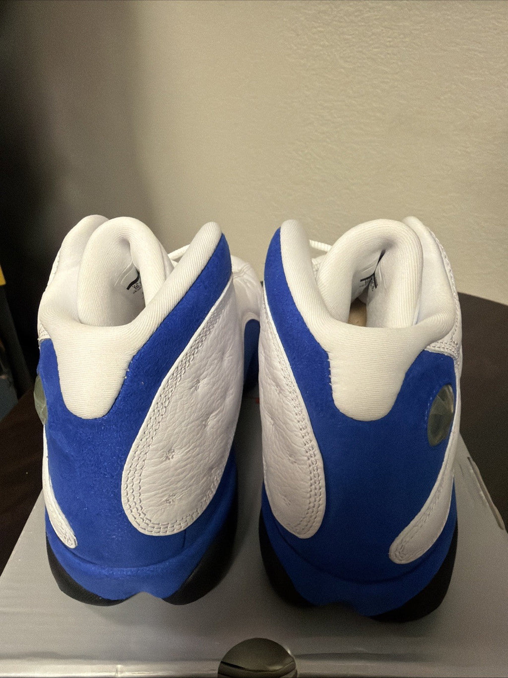 Hyper Royal White Blue Size 10.5 with box - Air Jordan 13 Retro - product image from the listing.