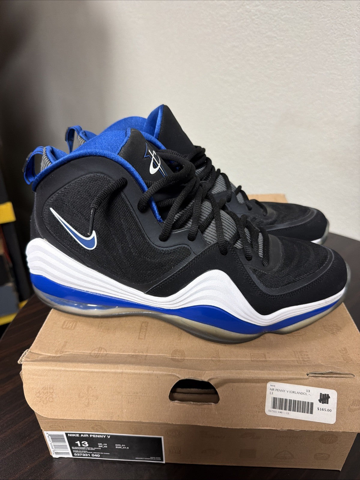 Air Penny 5 Orlando Size 13 537331-040 by Nike - product image from the listing.