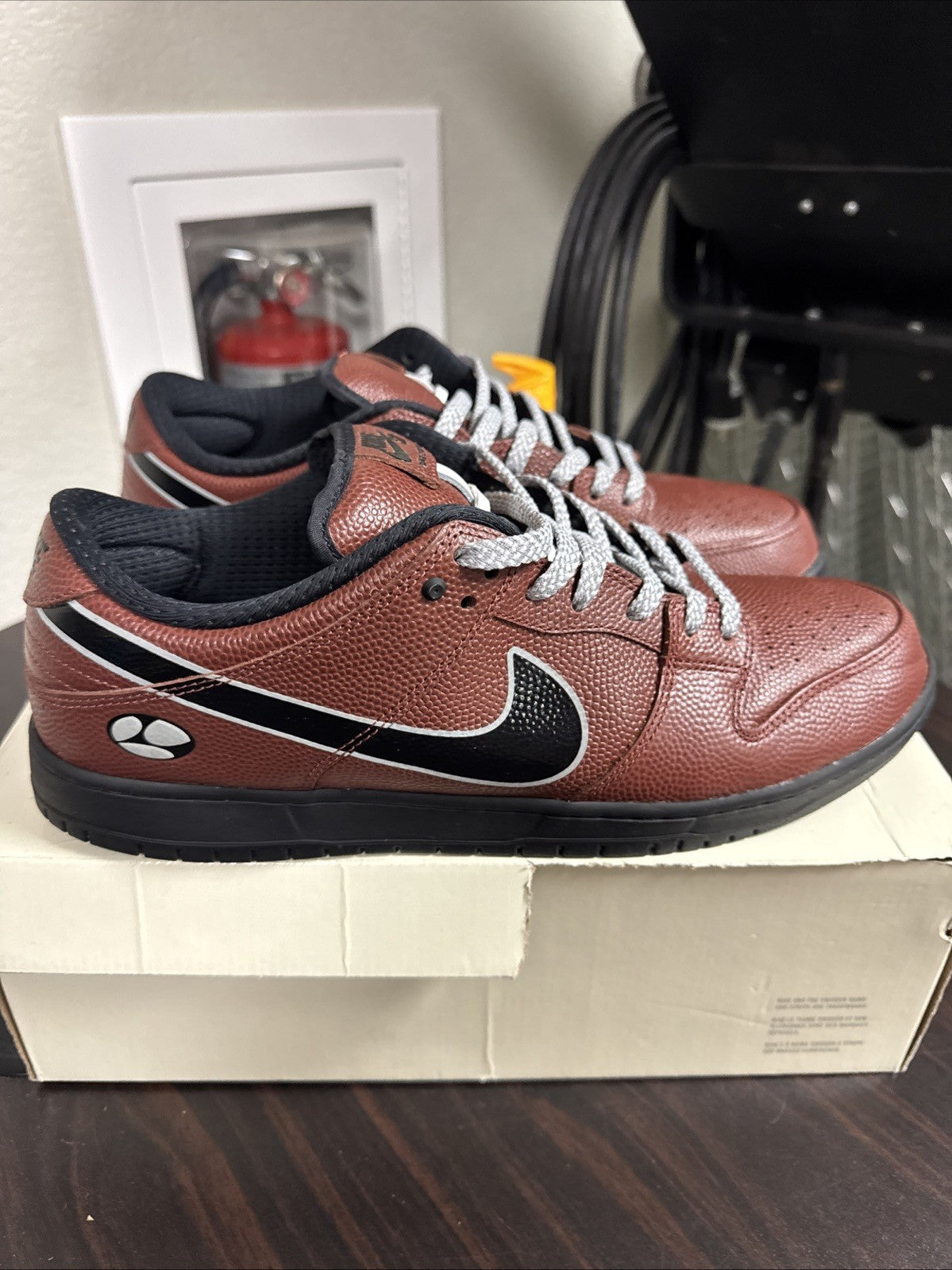 Limosine Skateboards x Nike Dunk SB Low Football - Size 14 - product image from the listing.