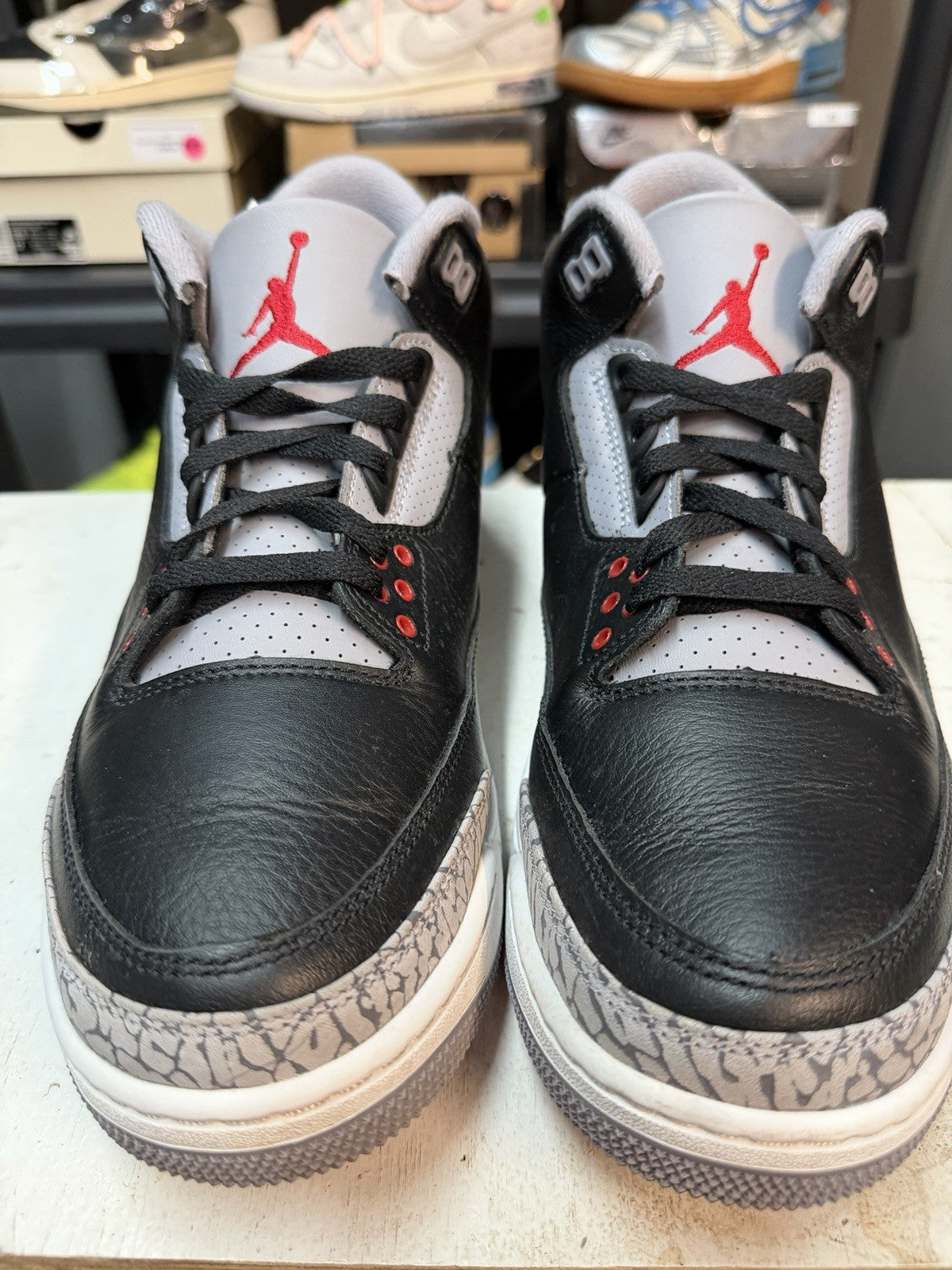 Jordan 3 Retro OG Mid Black Cement - Size 11 - product image from the listing.