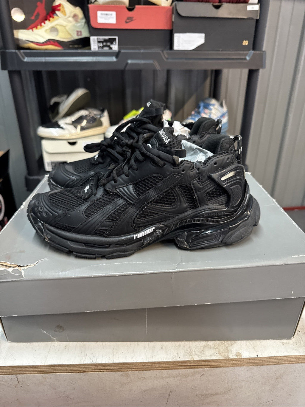 Balenciaga Runner Matte Black 2.0 - Size 12 - product image from the listing.