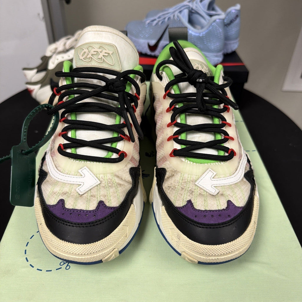 Men's Off-White ODSY-2000 Colorblock White Black Blue Size 8 /41 Super Clean - product image from the listing.