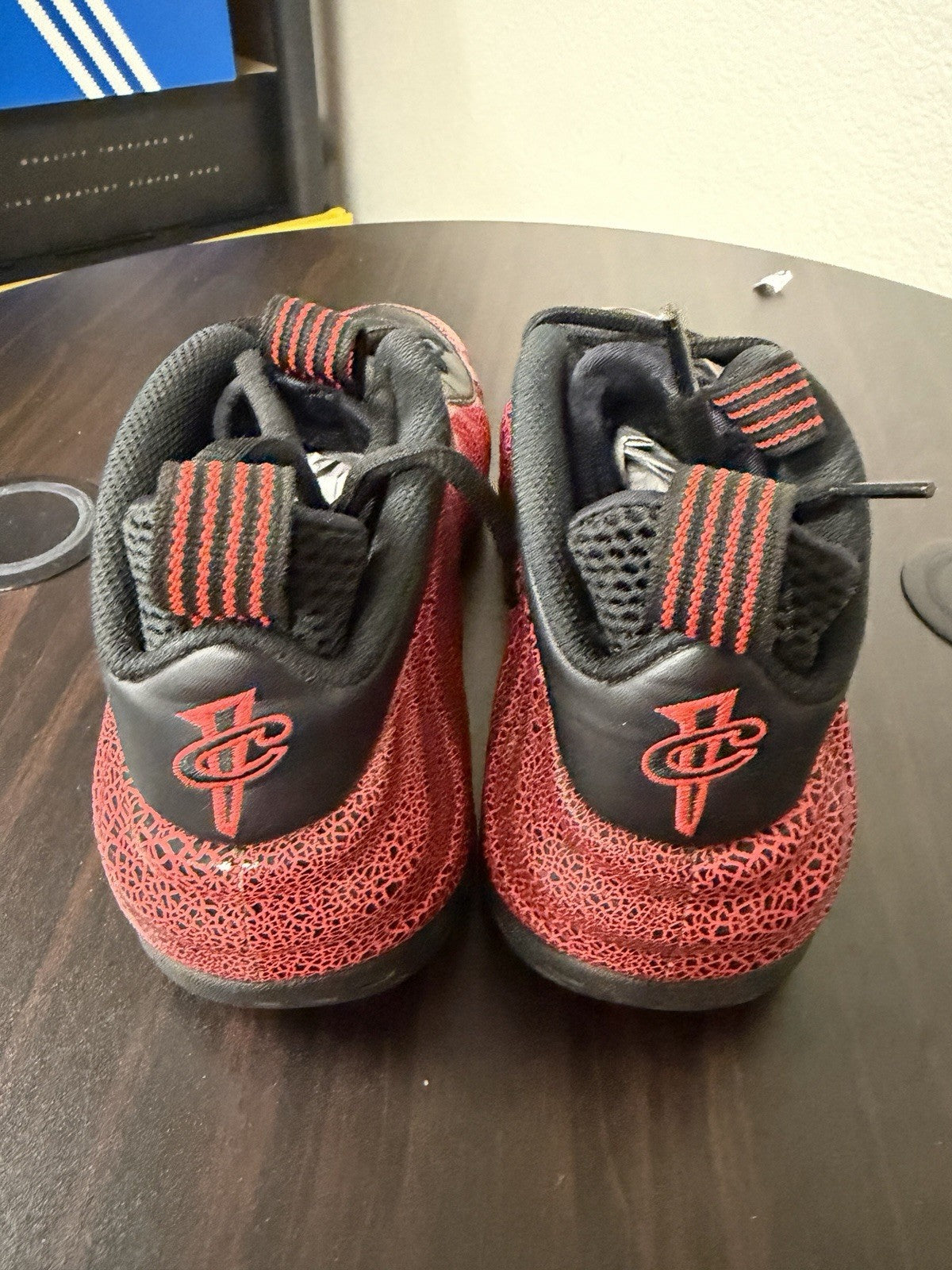 Air Foamposite One Cracked Lava Size 8.5. 314996-014 by Nike - product image from the listing.